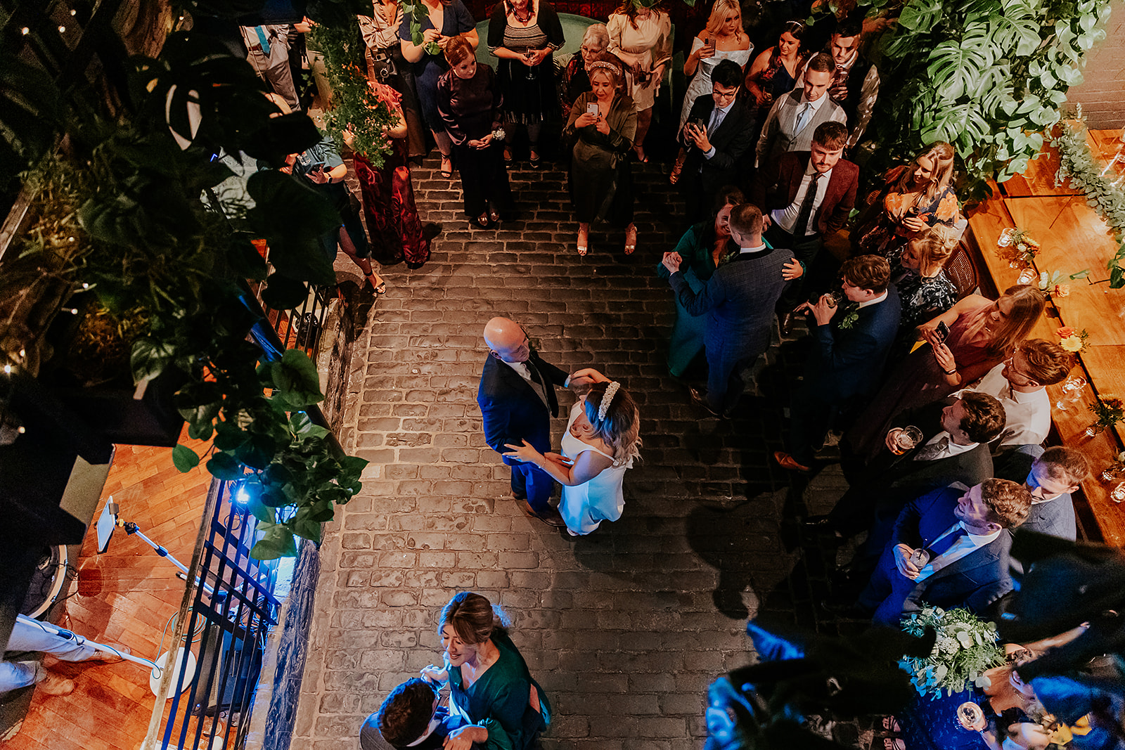 Couples First Dance at Ubiqituous Chip Glasgow