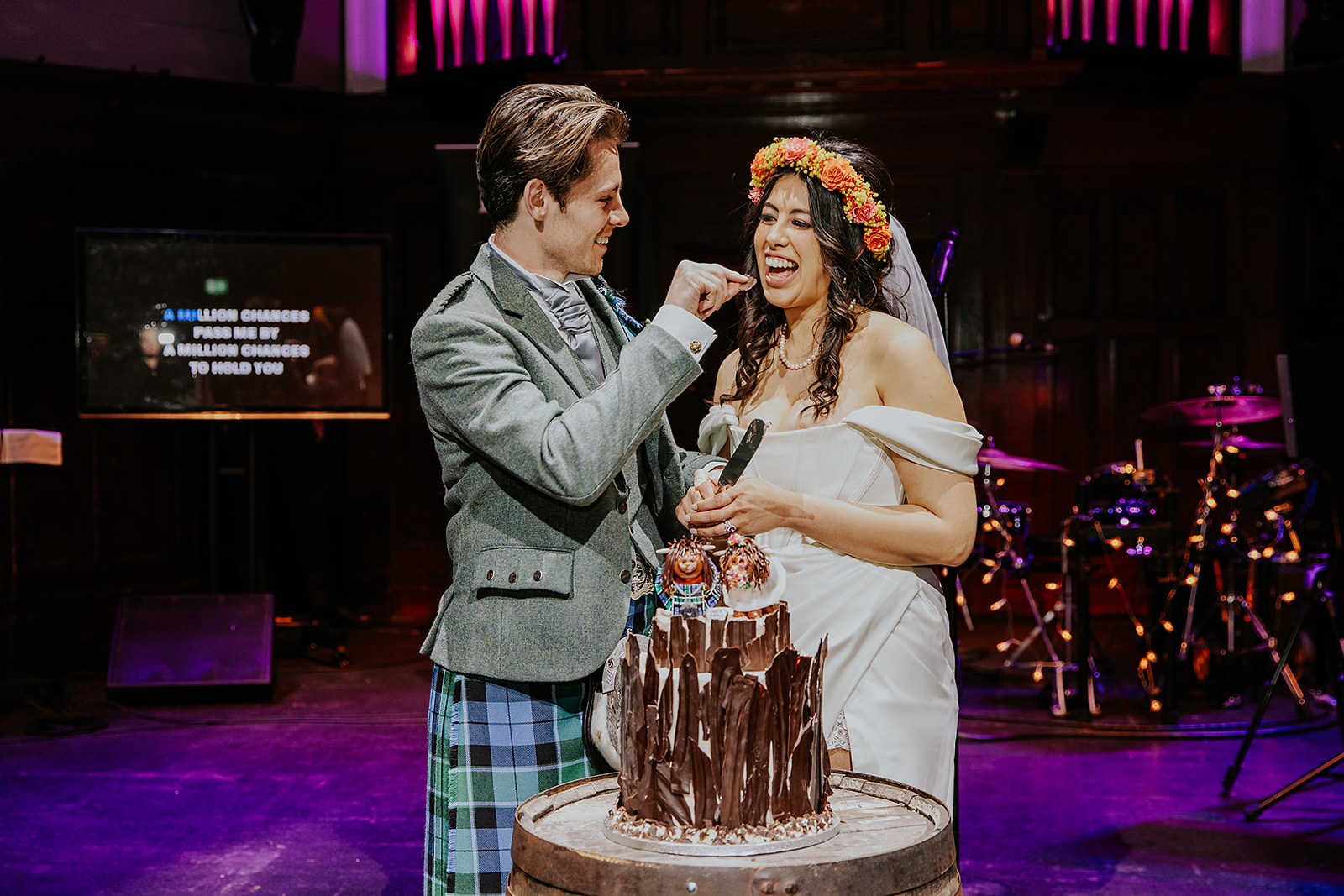 Andrea and Sam St Lukes Wedding Glasgow 00063