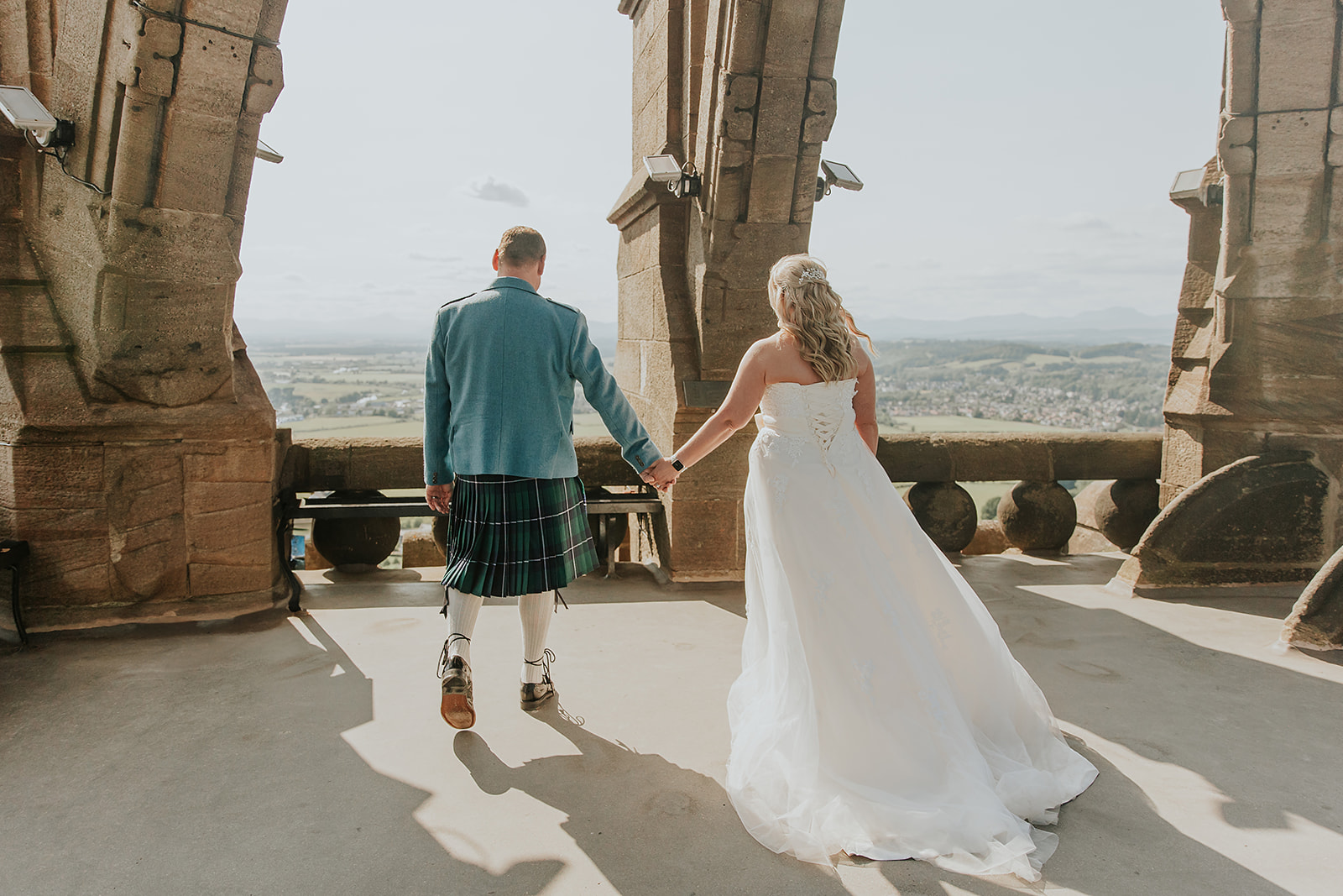 Claire Hughes and Andy Irvine The National Wallace Monument Abbey Craig Hillfoots Rd Stirling FK9 5LF UK00022