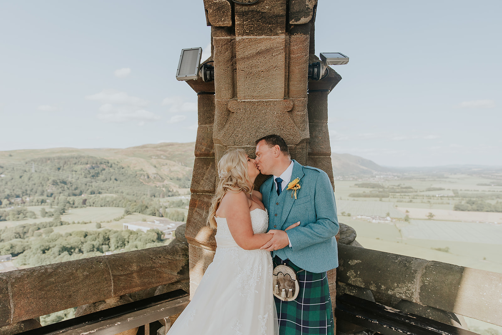 Claire Hughes and Andy Irvine The National Wallace Monument Abbey Craig Hillfoots Rd Stirling FK9 5LF UK00026