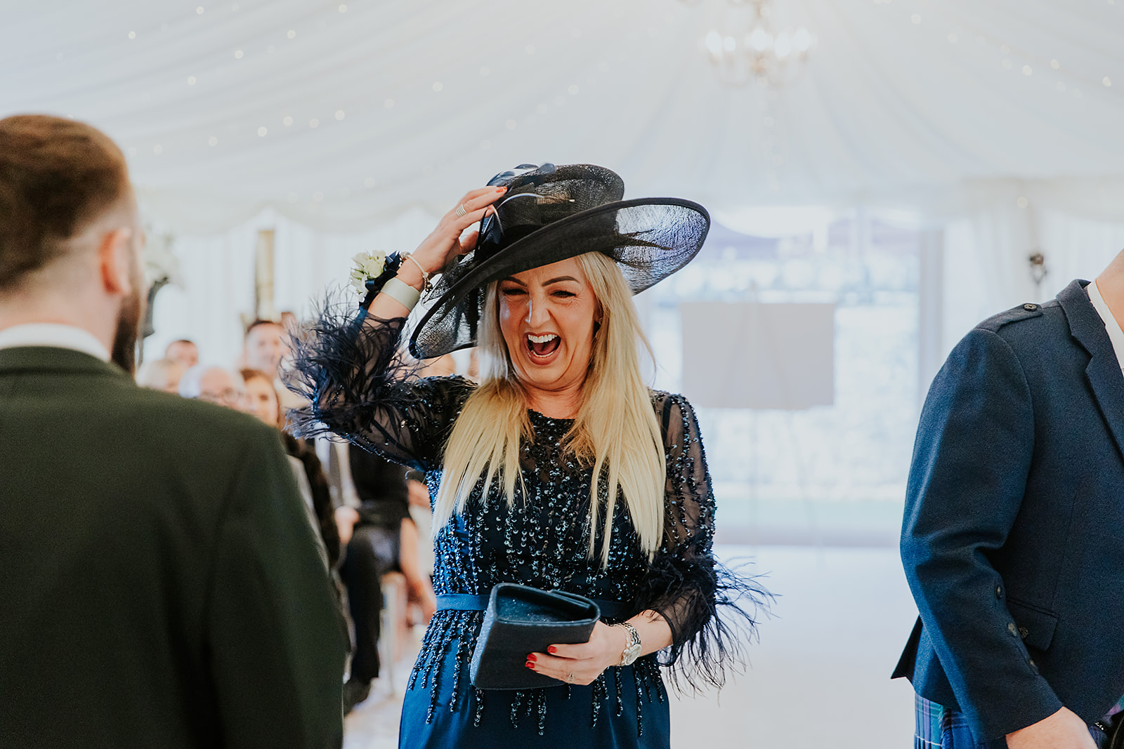 Emma and Chris Berry Cornhill Castle Winter Wedding 00017