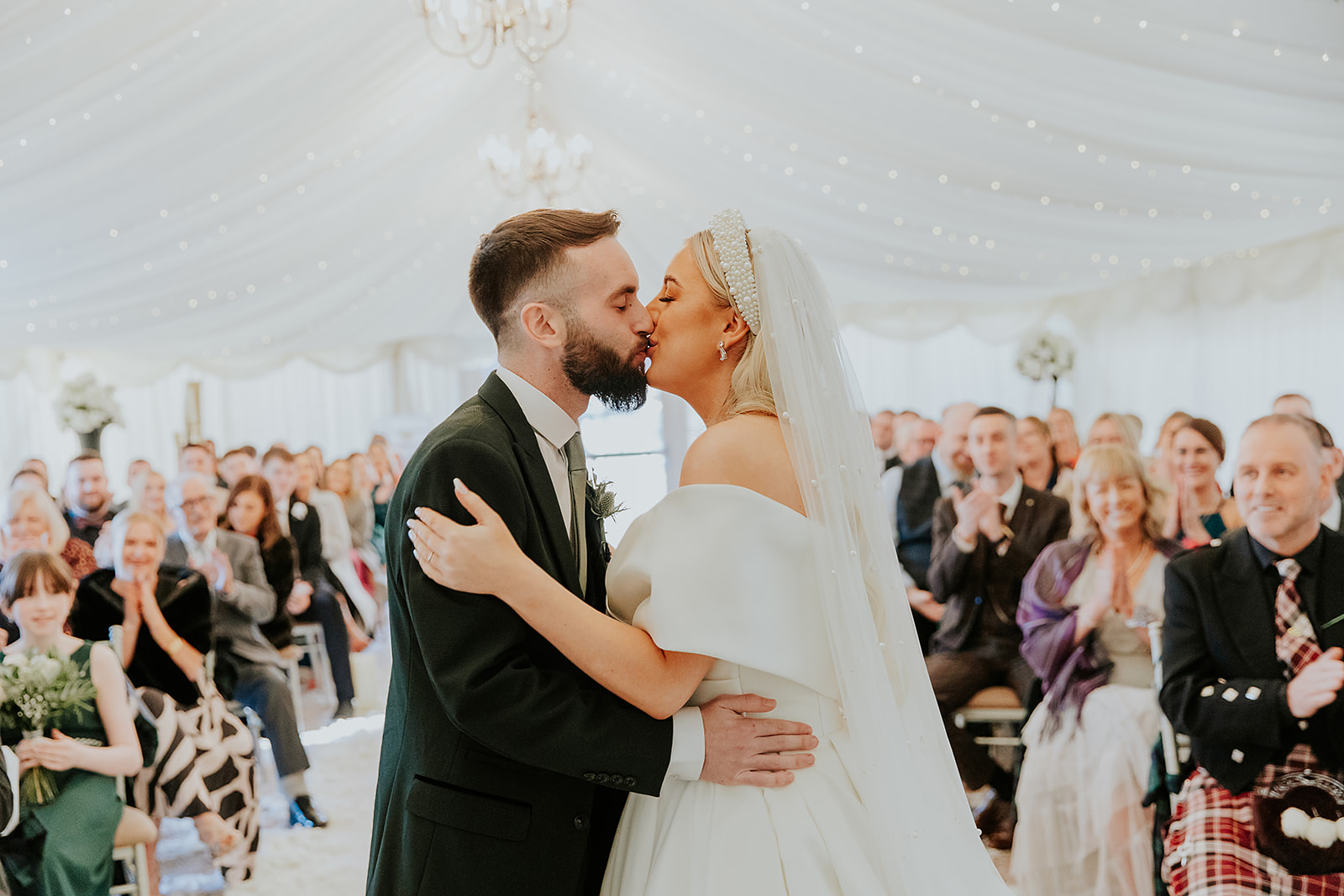 Emma and Chris Berry Cornhill Castle Winter Wedding 00022