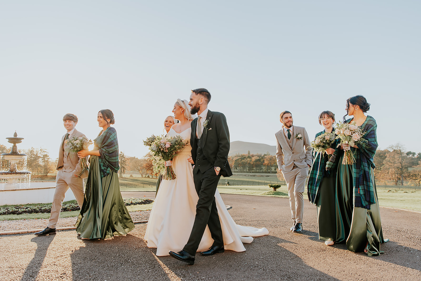 Emma and Chris Berry Cornhill Castle Winter Wedding 00040