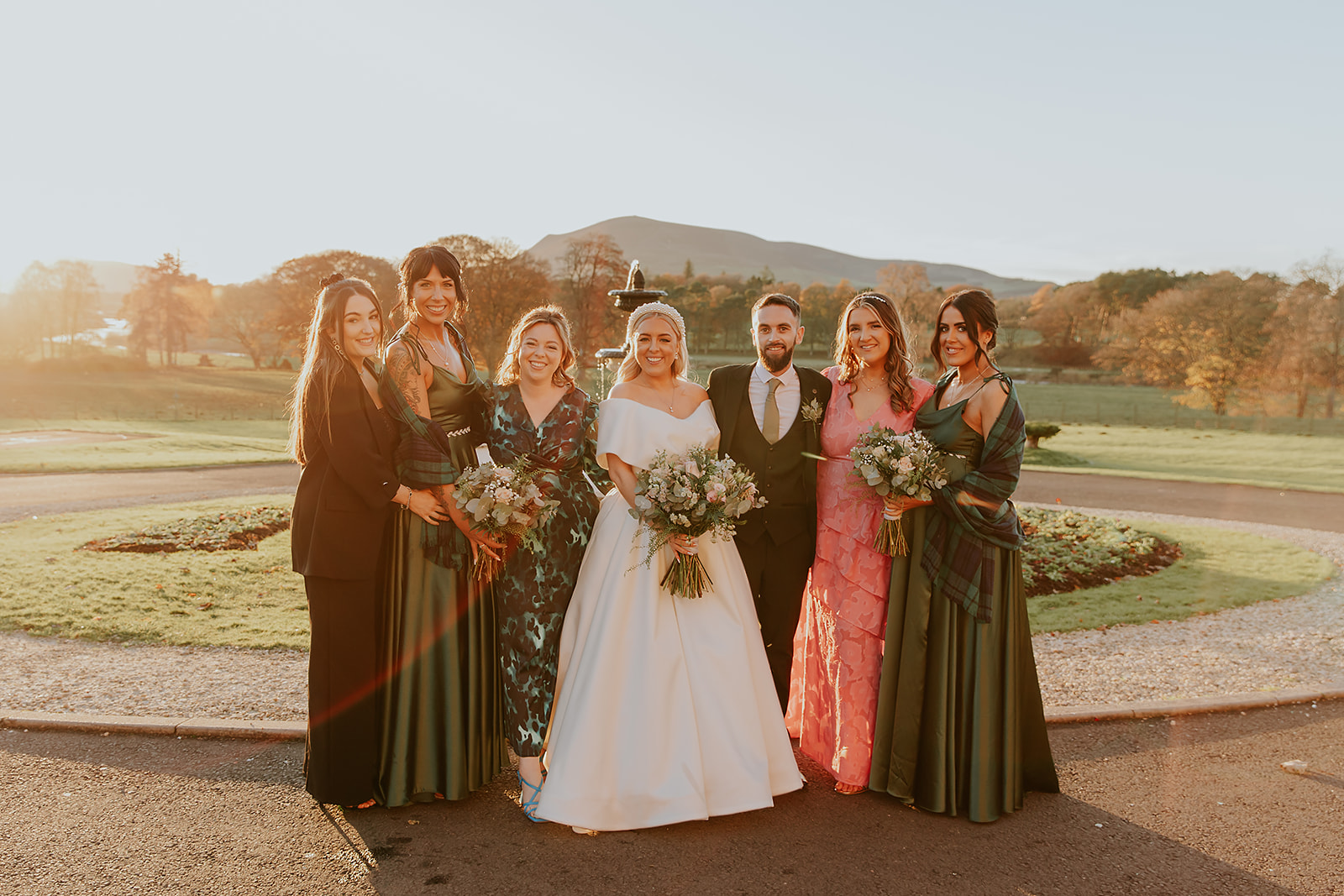 Emma and Chris Berry Cornhill Castle Winter Wedding 00041