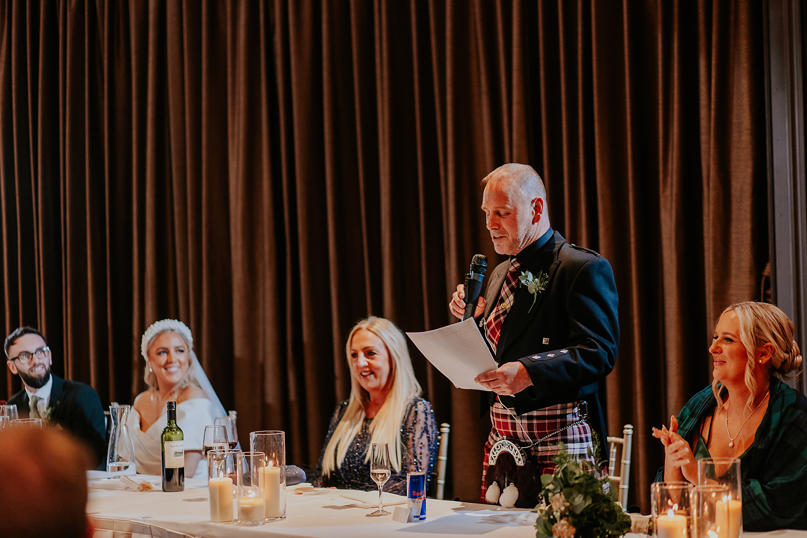 Emma and Chris Berry Cornhill Castle Winter Wedding 00045