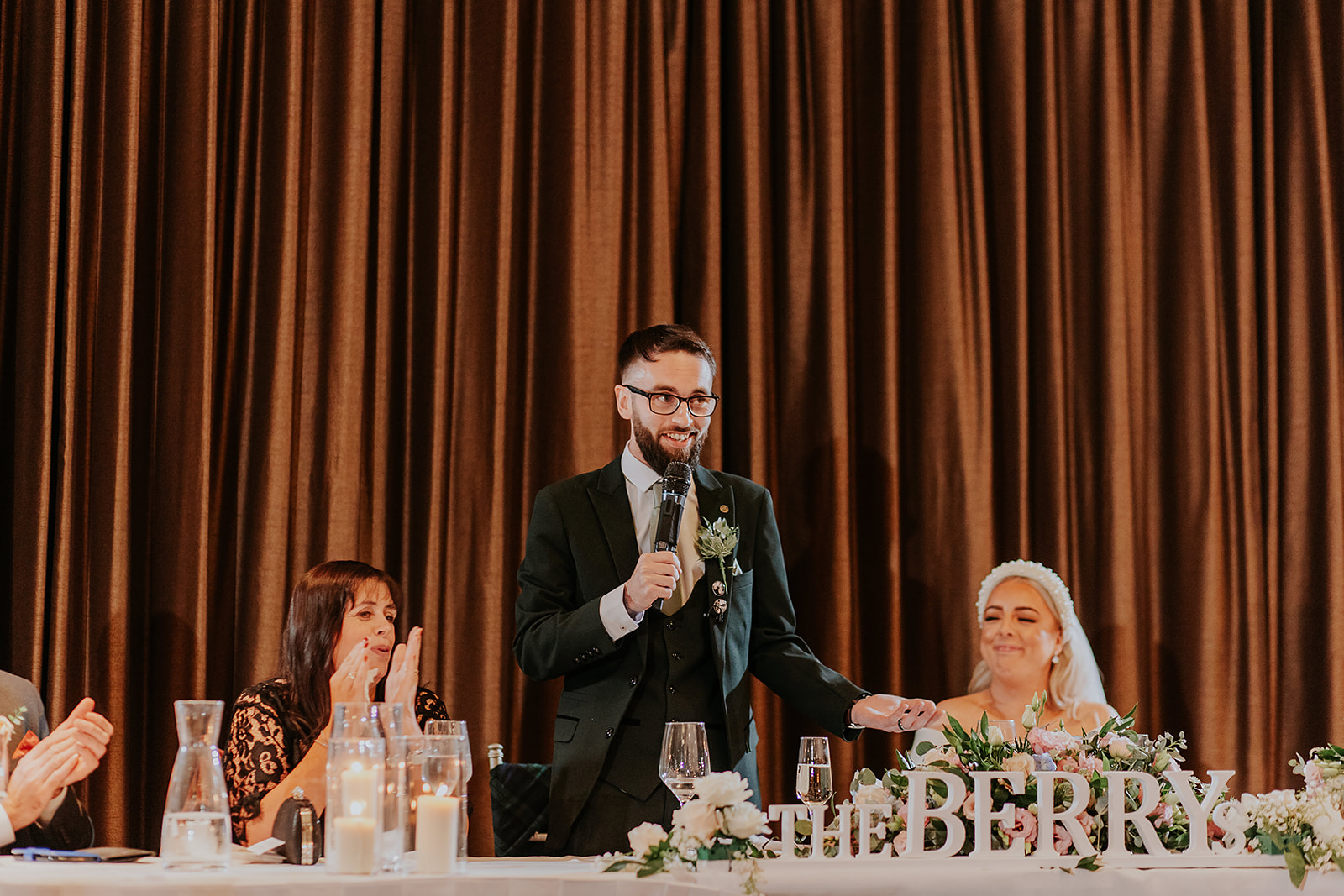 Emma and Chris Berry Cornhill Castle Winter Wedding 00047