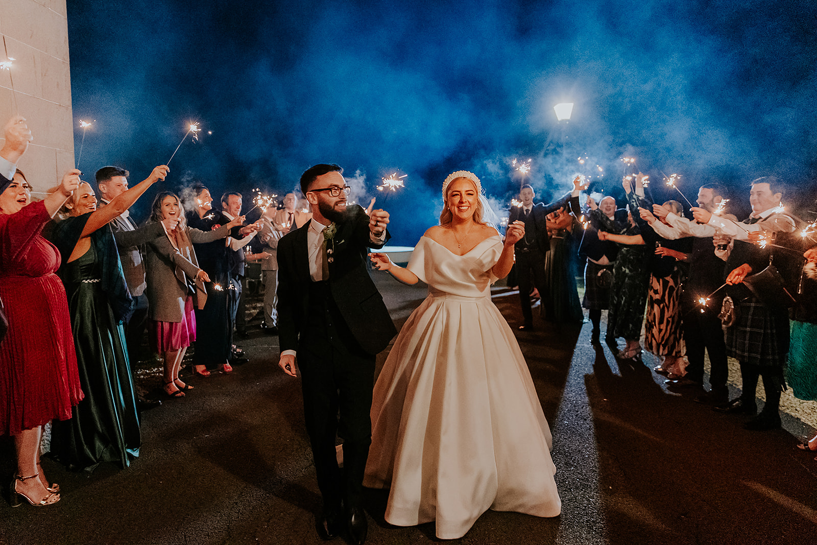 Emma and Chris Berry Cornhill Castle Winter Wedding 00049