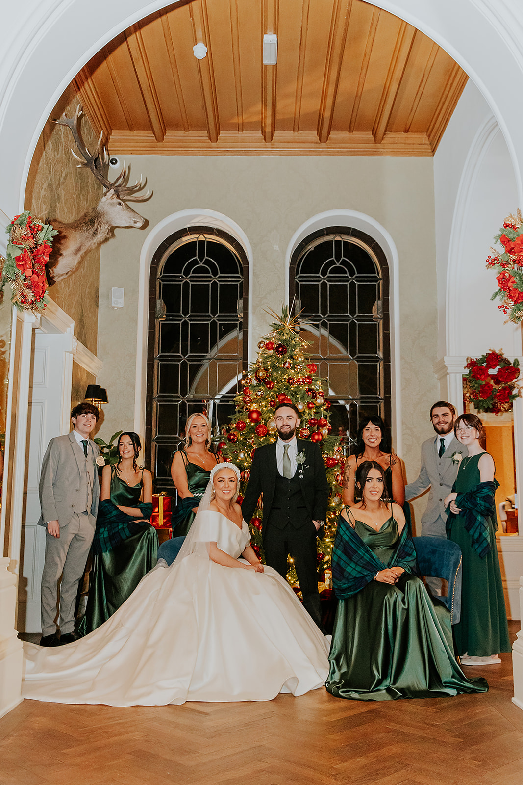 Emma and Chris Berry Cornhill Castle Winter Wedding 00050