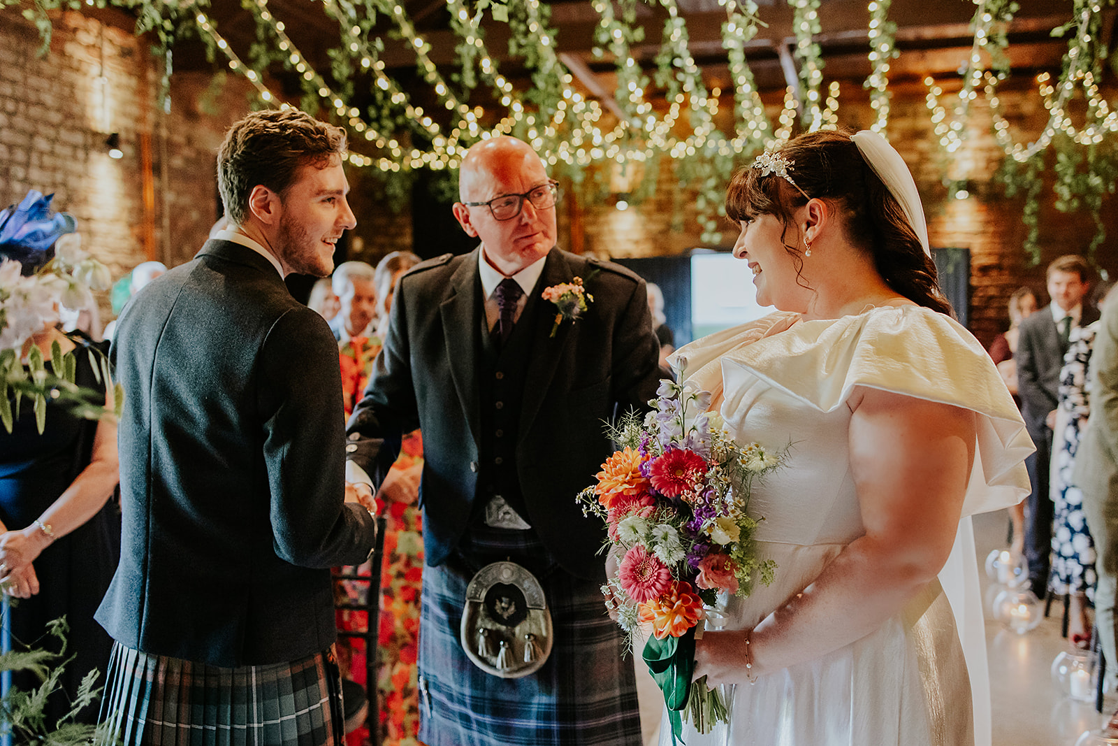 Heather and Euan Engine Works Wedding Glasgow Photography00032