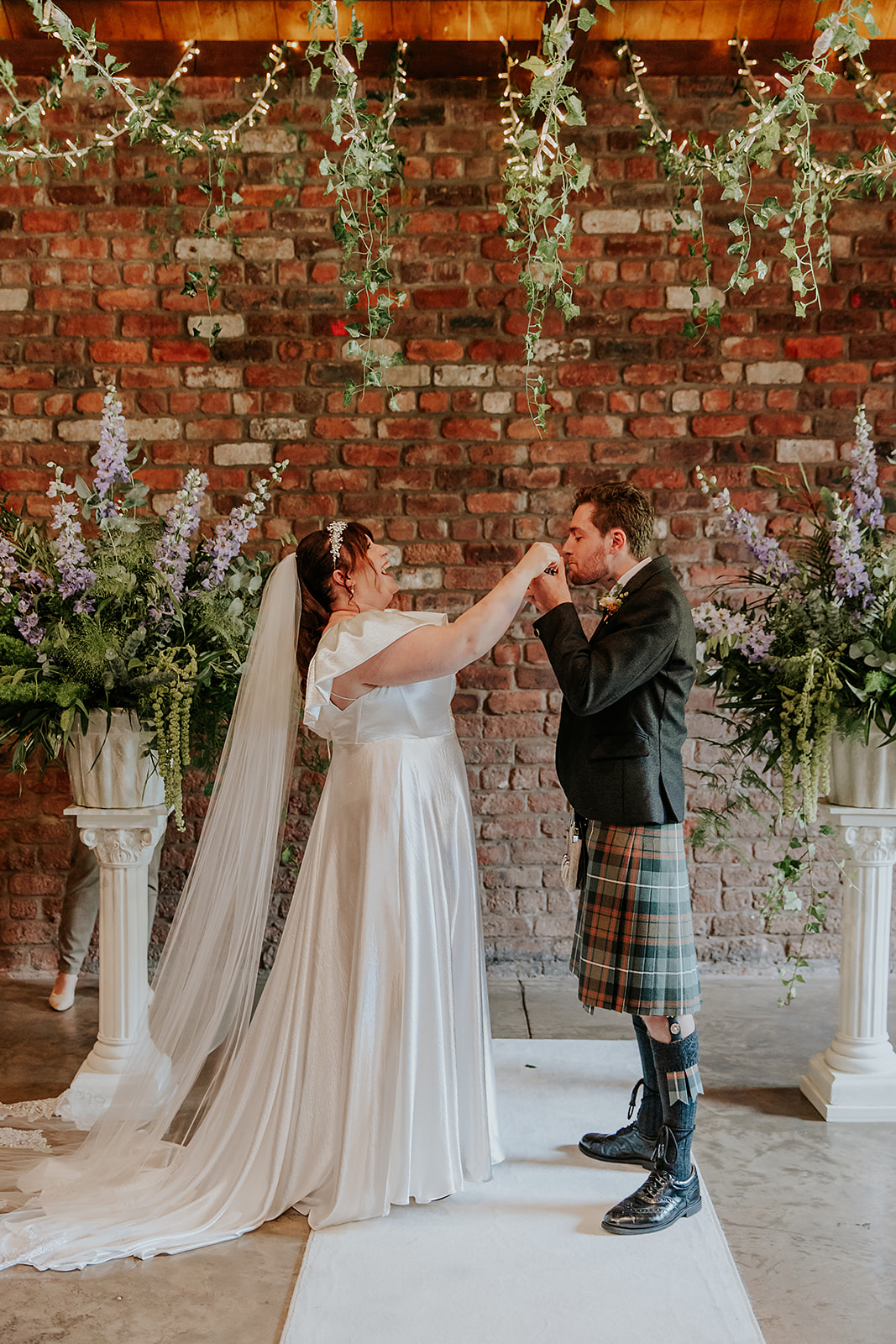 Heather and Euan Engine Works Wedding Glasgow Photography00047