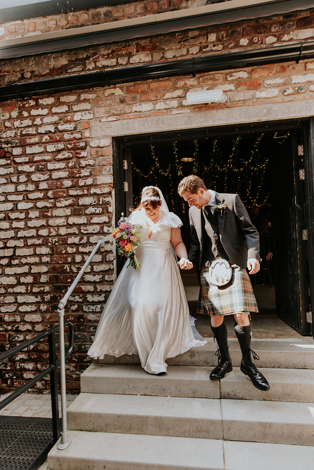 Heather and Euan Engine Works Wedding Glasgow Photography00050