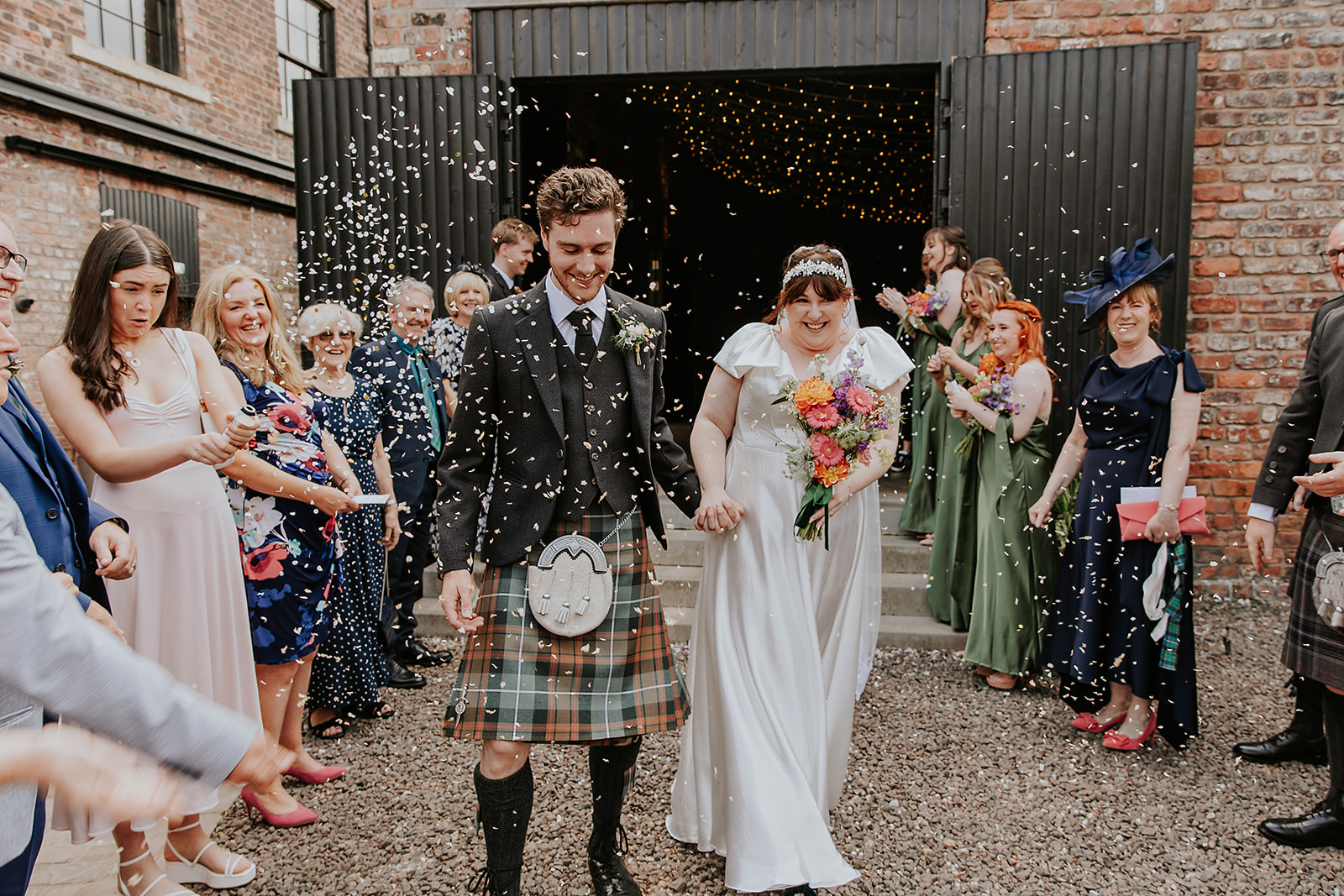 Heather and Euan Engine Works Wedding Glasgow Photography00053