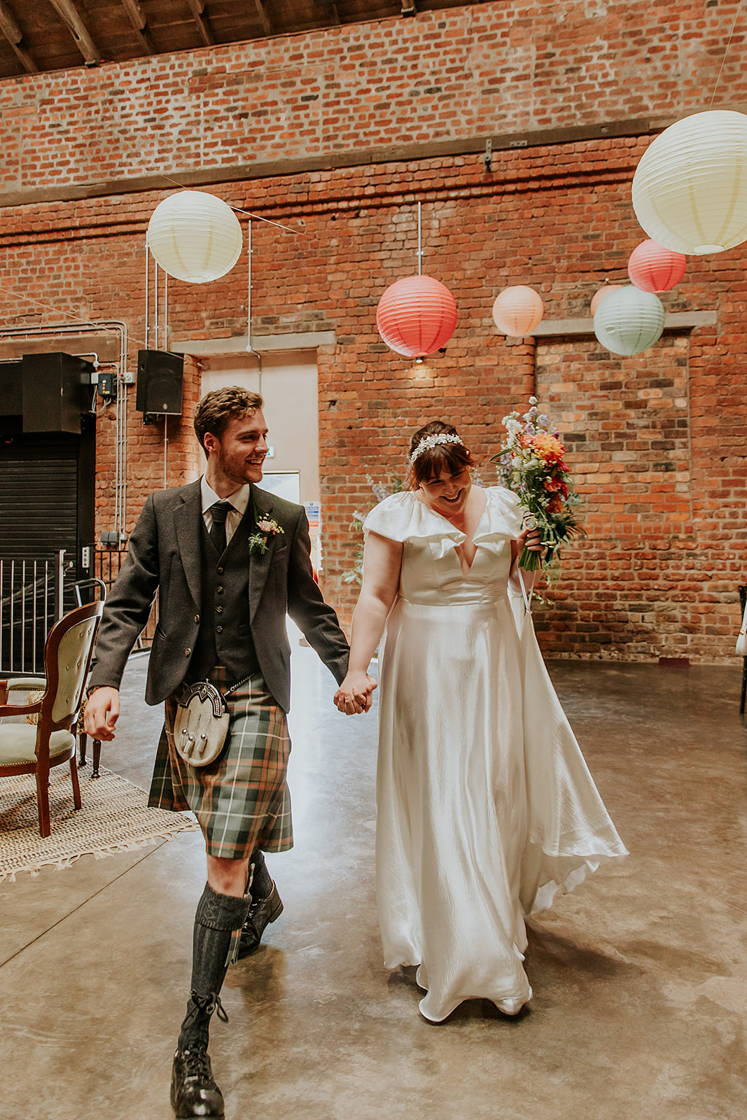 Heather and Euan Engine Works Wedding Glasgow Photography00081