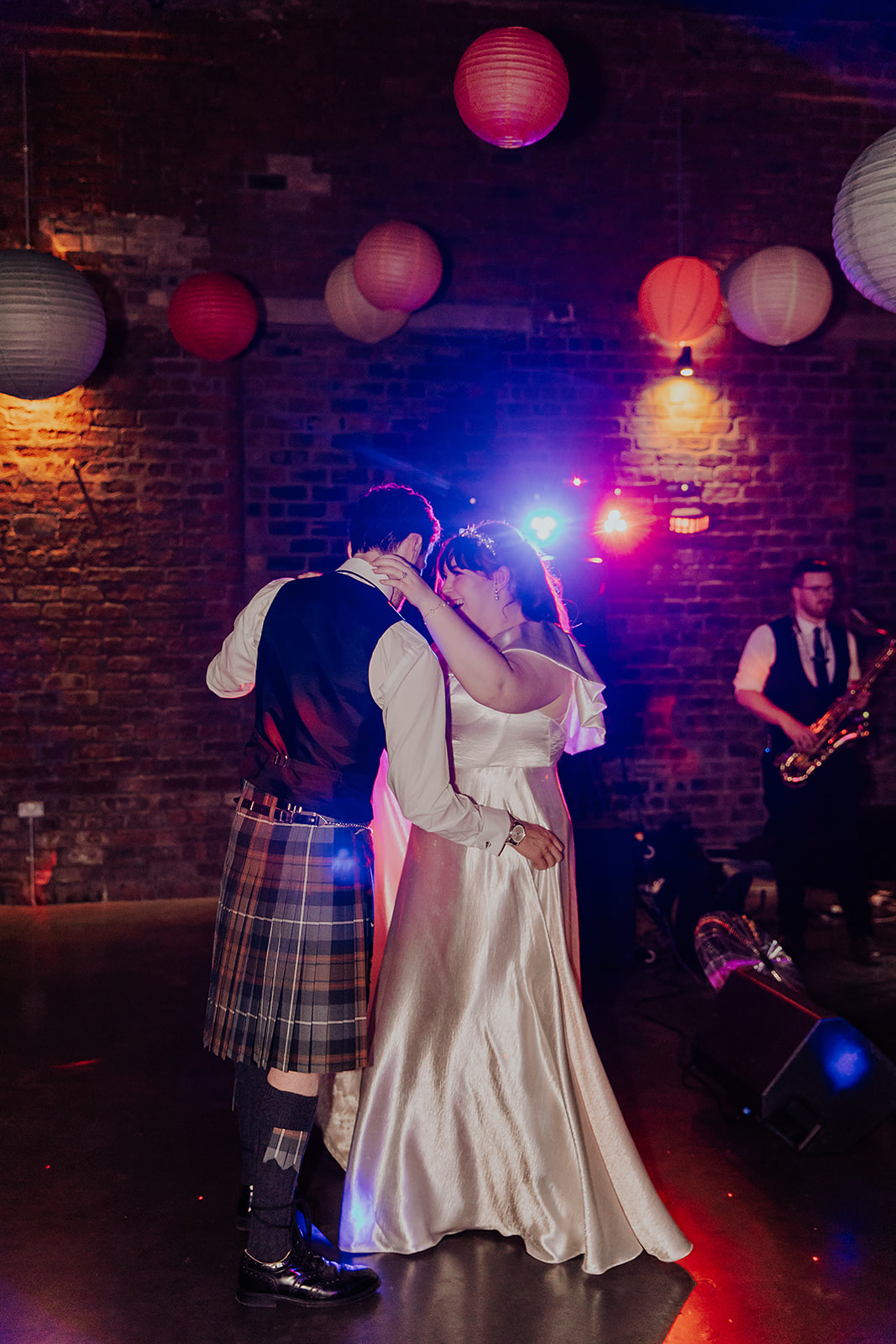 Heather and Euan Engine Works Wedding Glasgow Photography00104