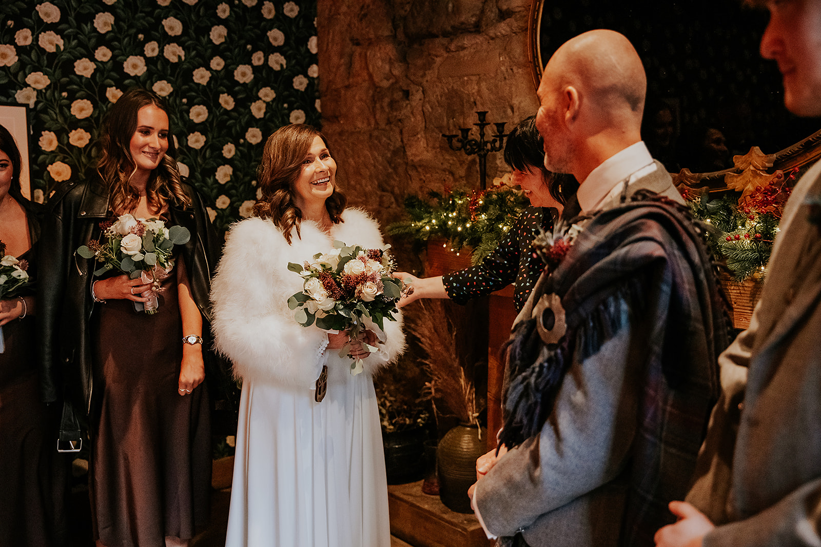 June and Ian The Bothy Wedding 00017