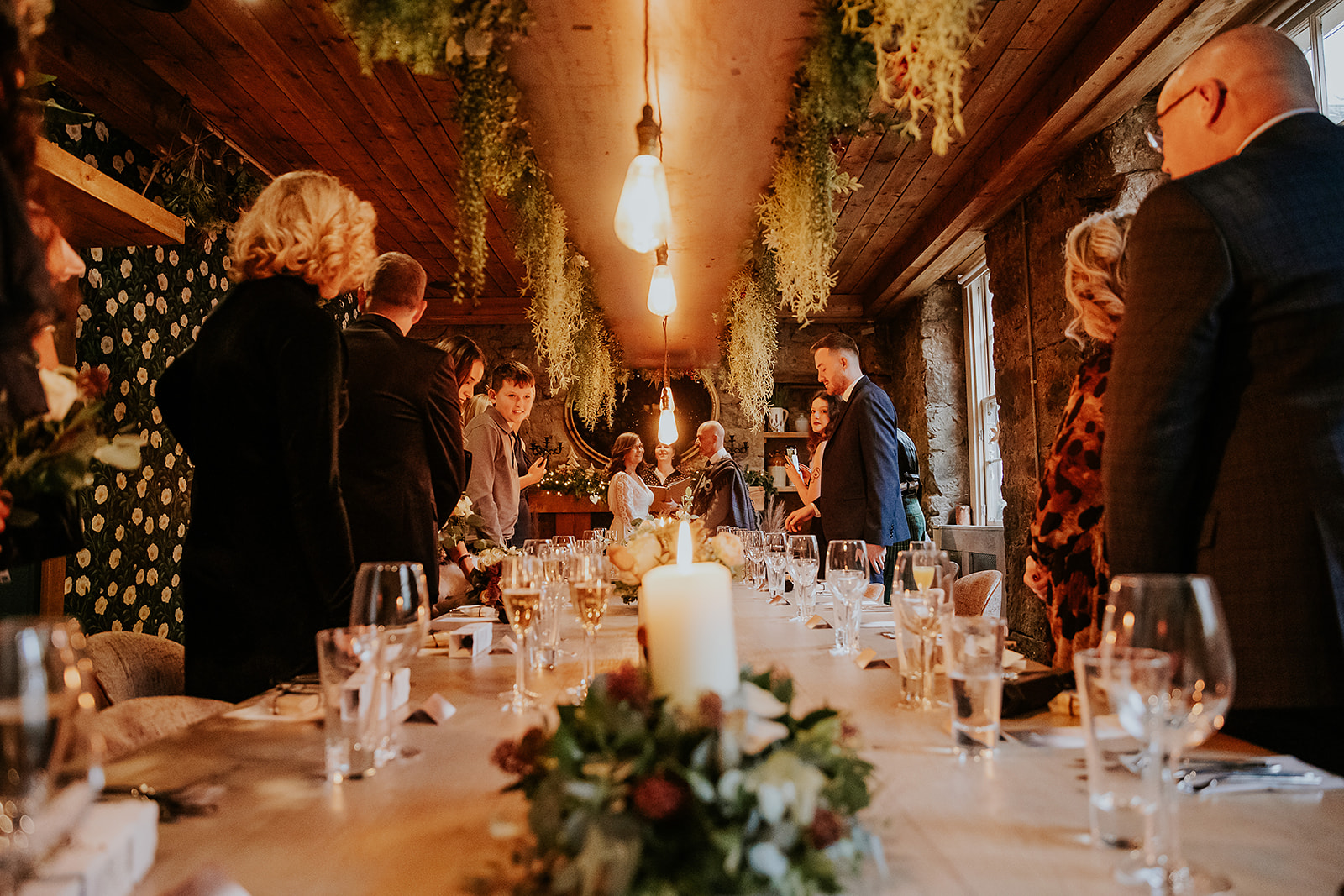 June and Ian The Bothy Wedding 00018