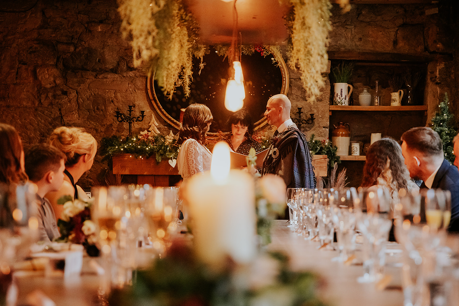 June and Ian The Bothy Wedding 00019