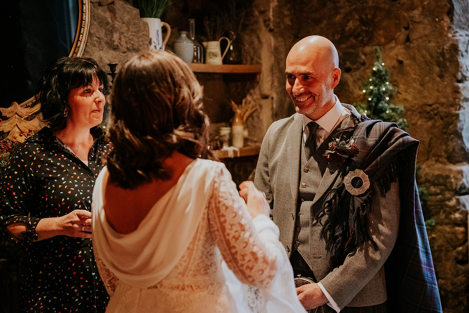 June and Ian The Bothy Wedding 00021