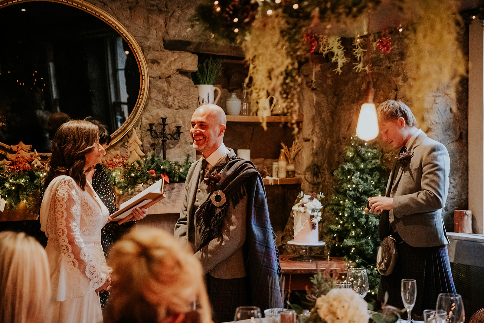 June and Ian The Bothy Wedding 00024