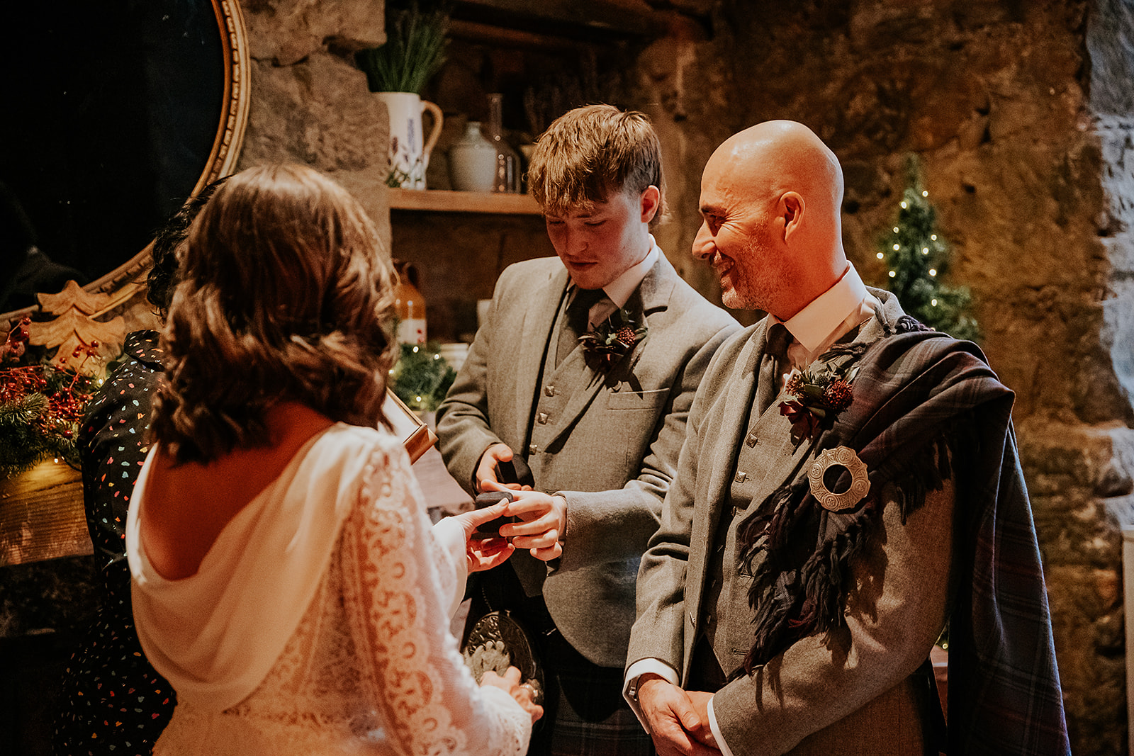 June and Ian The Bothy Wedding 00025