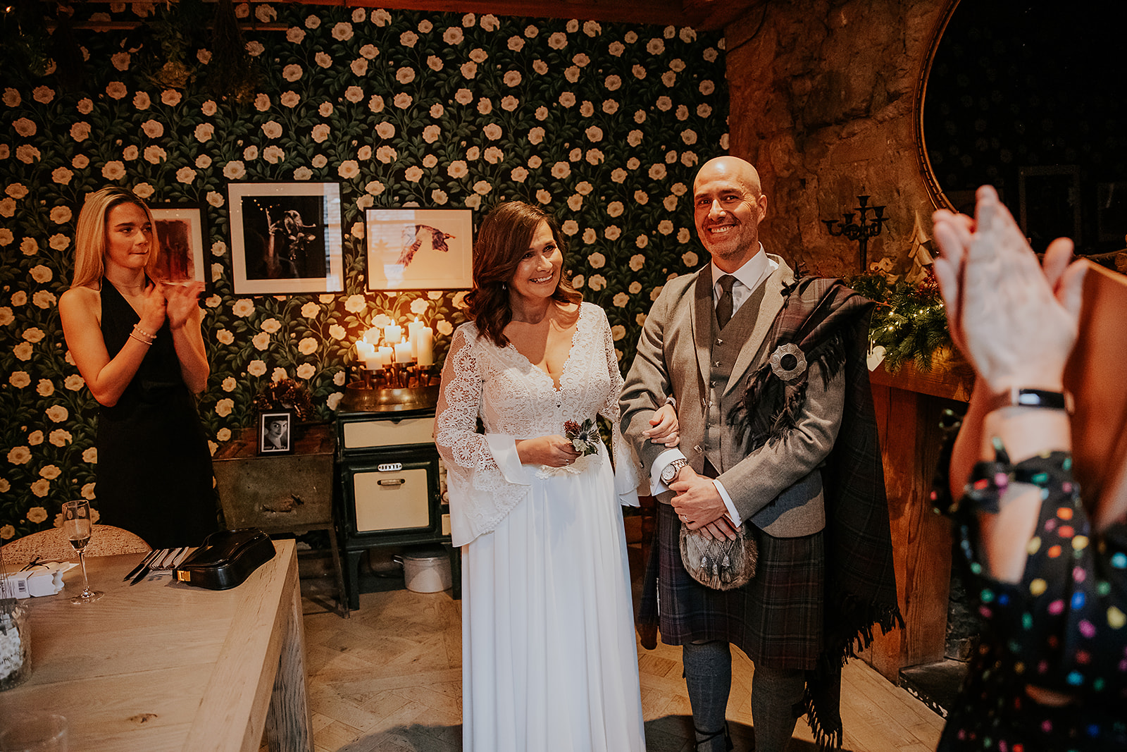 June and Ian The Bothy Wedding 00030