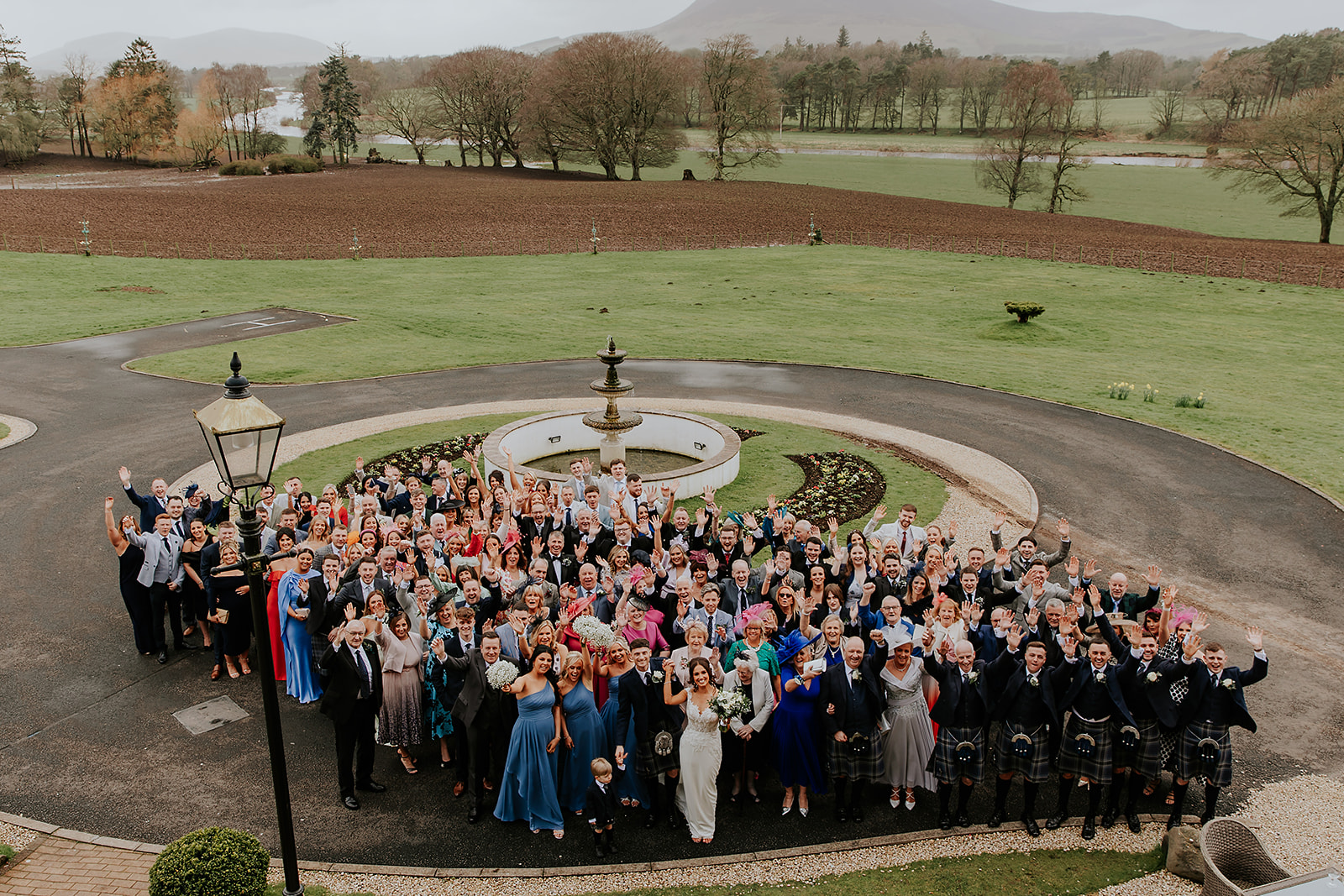 Lauren and John Cornhill Castle Scottish Wedding Photographer00028