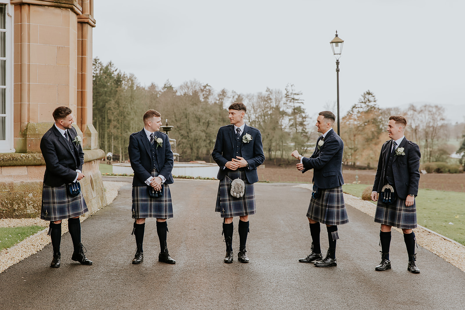 Lauren and John Cornhill Castle Scottish Wedding Photographer00029