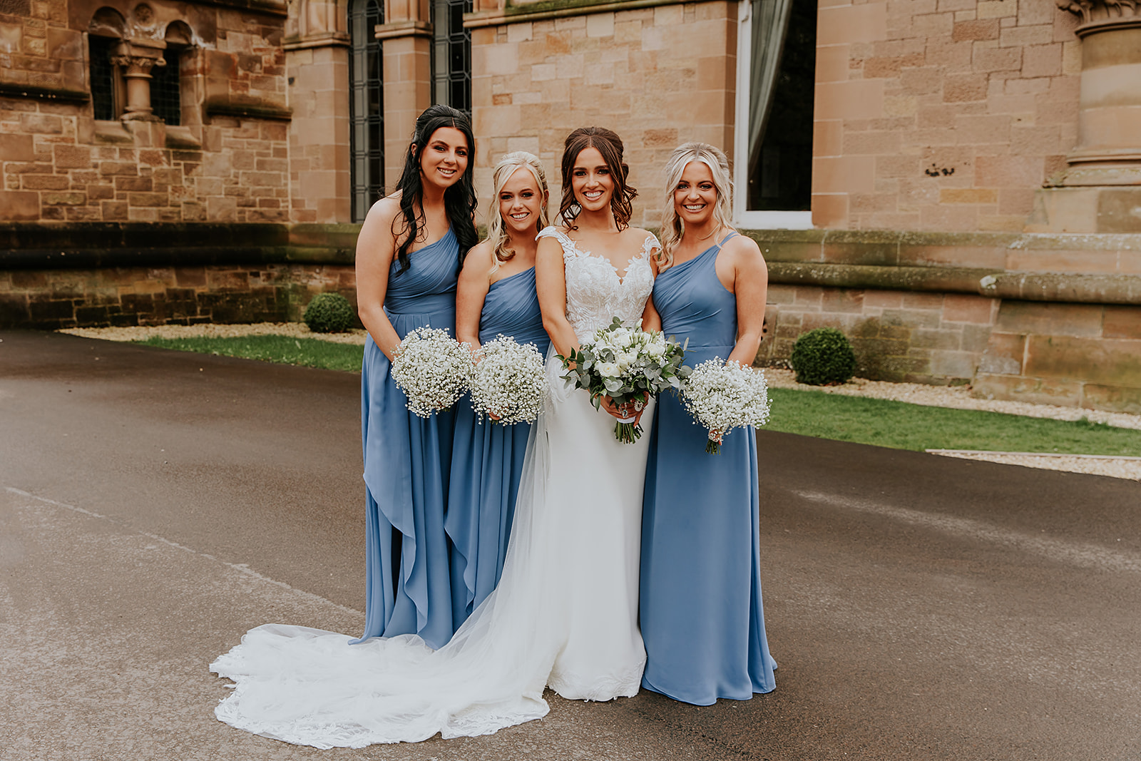 Lauren and John Cornhill Castle Scottish Wedding Photographer00031