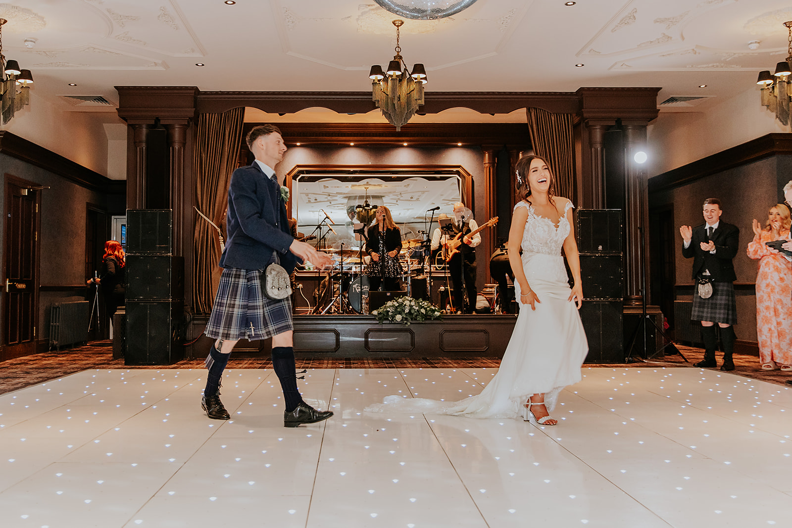 Lauren and John Cornhill Castle Scottish Wedding Photographer00053