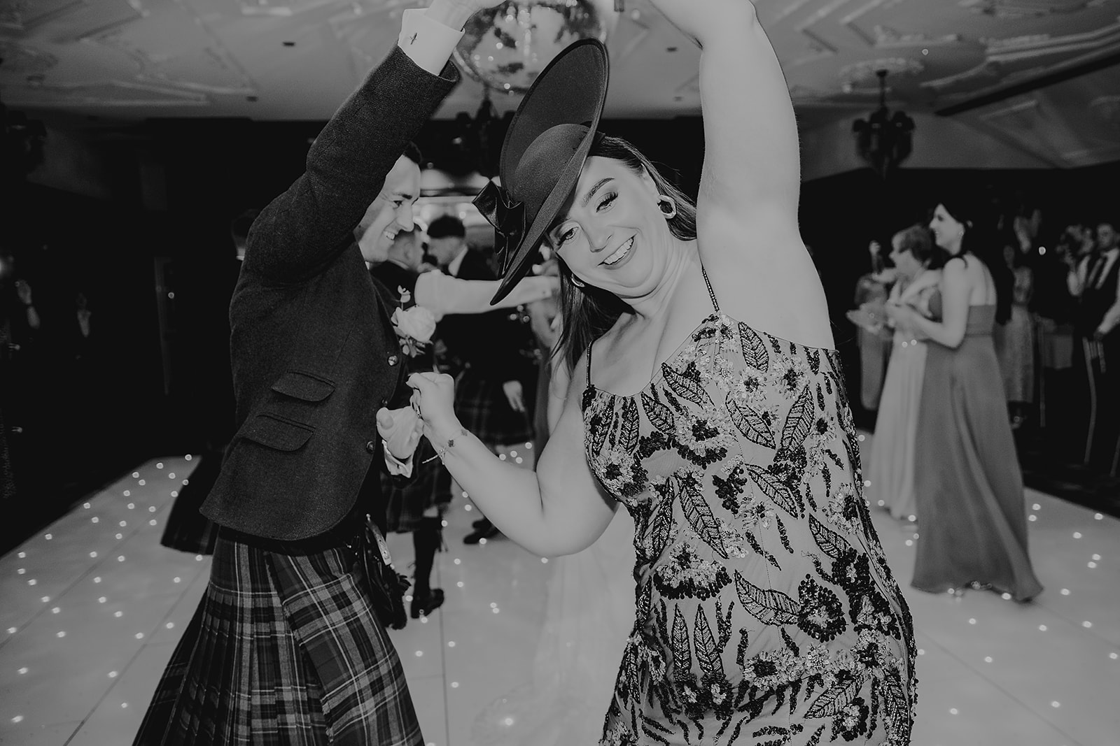 Lauren and John Cornhill Castle Scottish Wedding Photographer00055