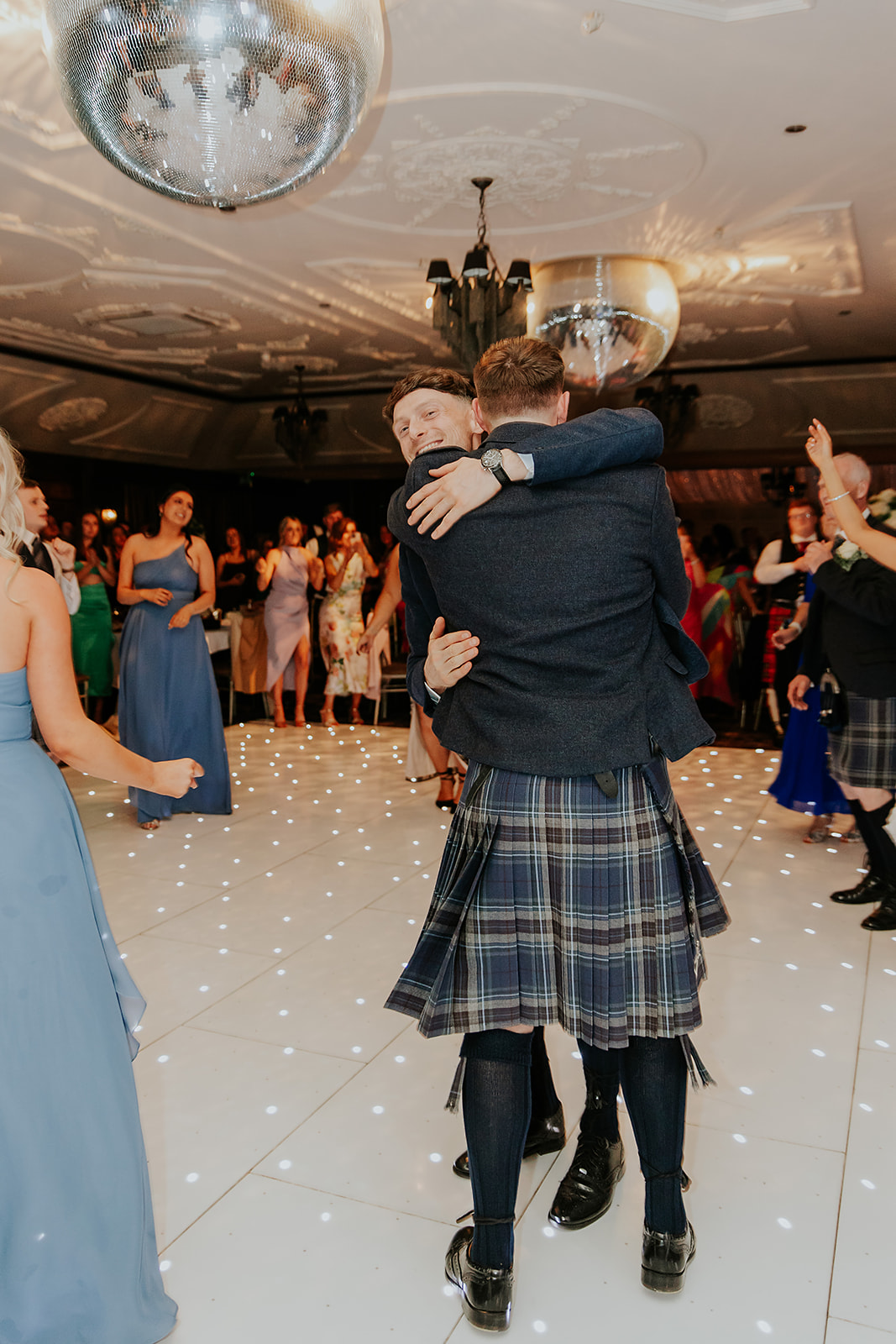 Lauren and John Cornhill Castle Scottish Wedding Photographer00056