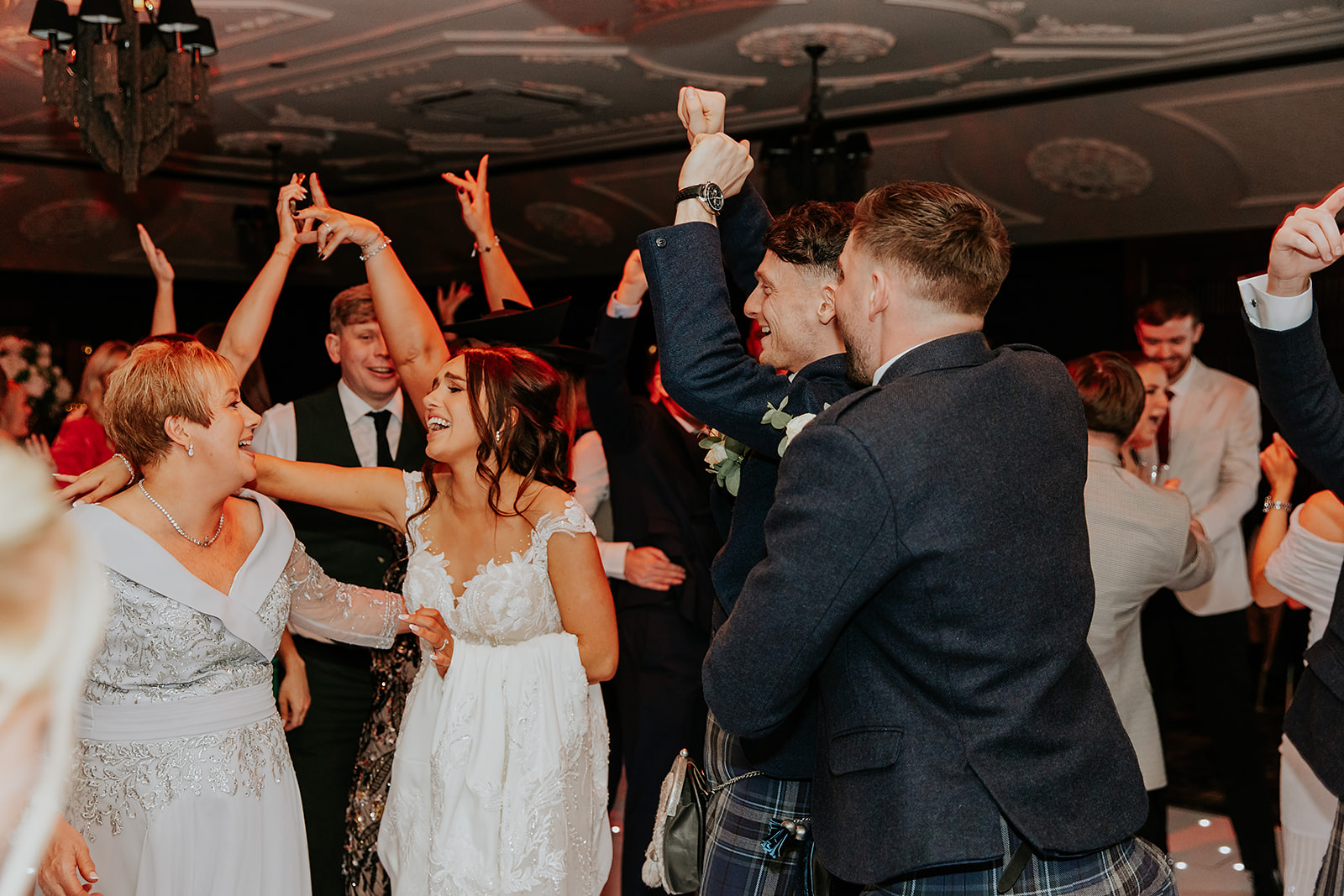 Lauren and John Cornhill Castle Scottish Wedding Photographer00060