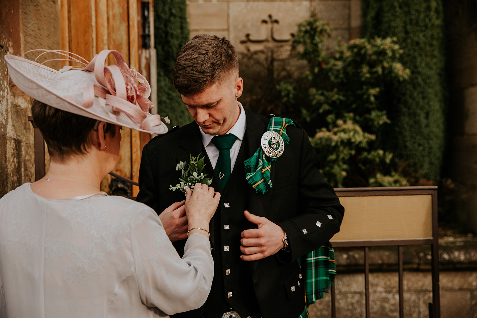 Maria and Martin Wedding Day Boclair House Hotel Glasgow 5th of February 2023 -00032
