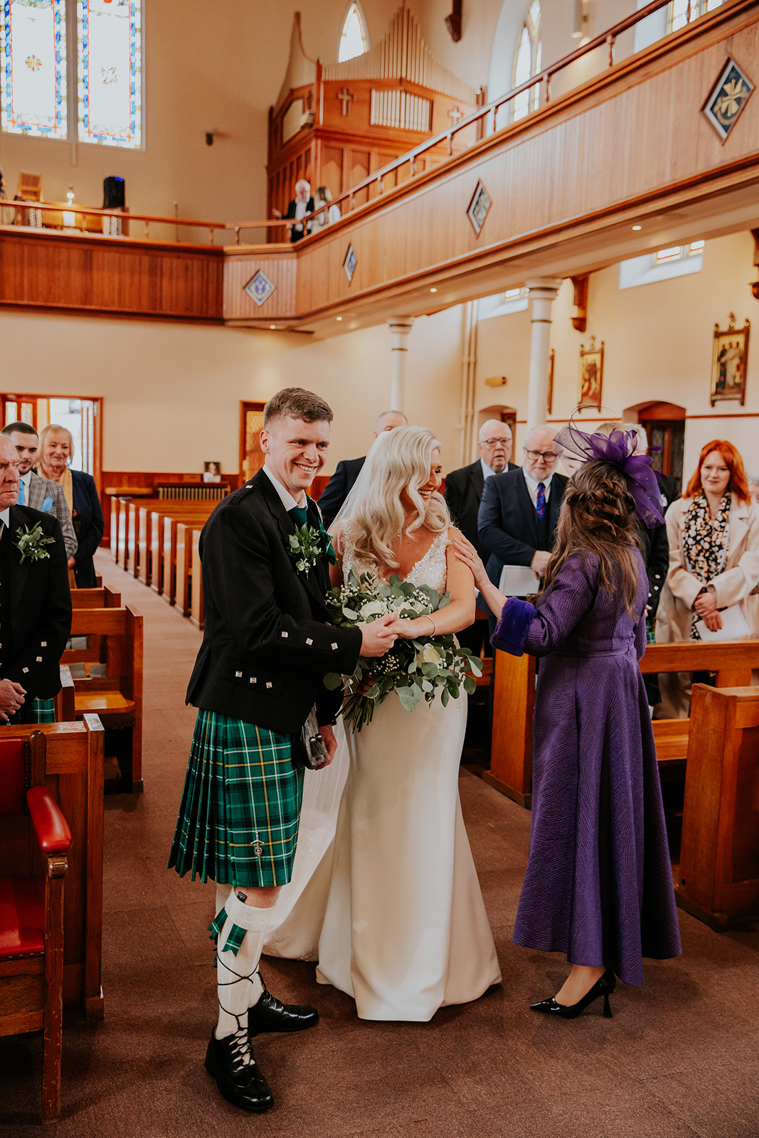 Maria and Martin Wedding Day Boclair House Hotel Glasgow 5th of February 2023 -00044