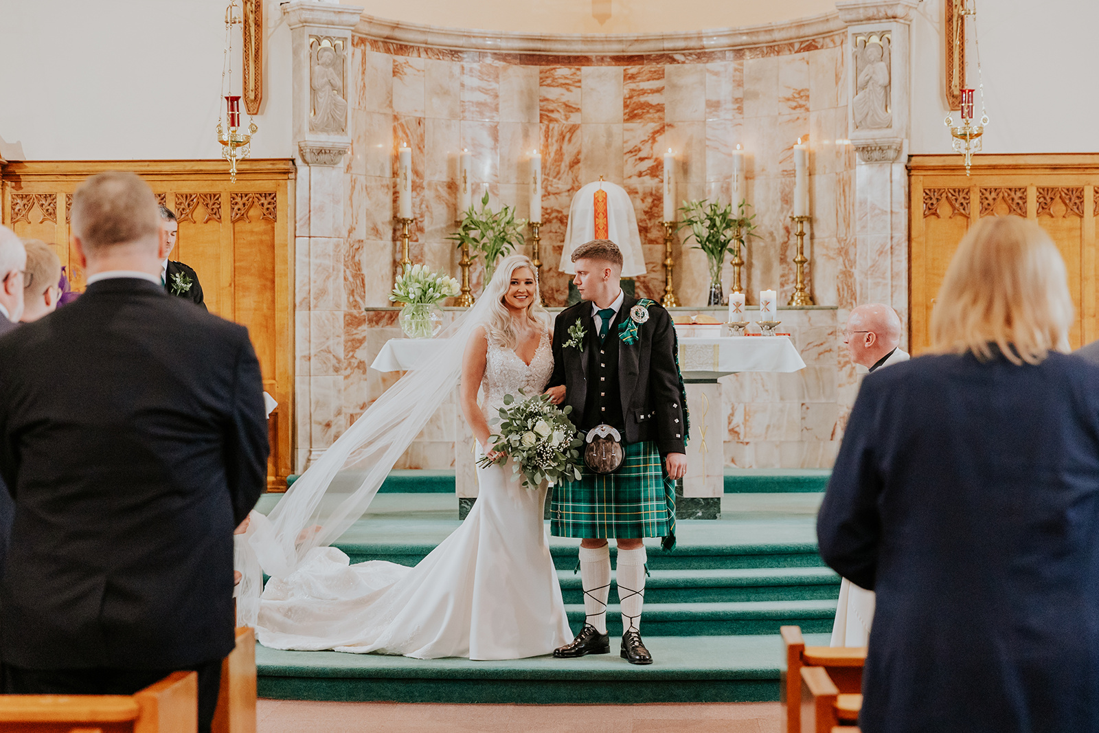 Maria and Martin Wedding Day Boclair House Hotel Glasgow 5th of February 2023 -00061