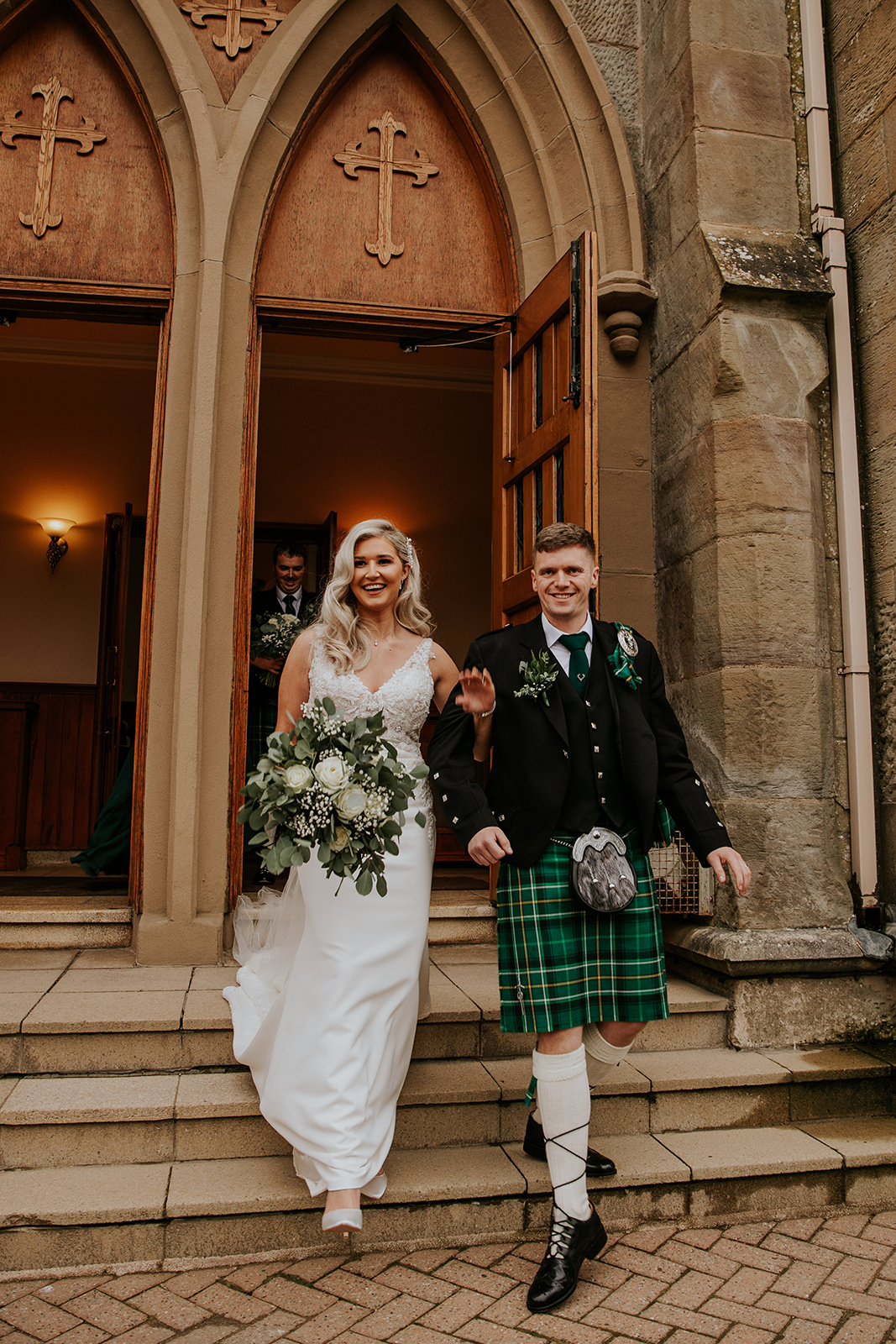 Maria and Martin Wedding Day Boclair House Hotel Glasgow 5th of February 2023 -00064