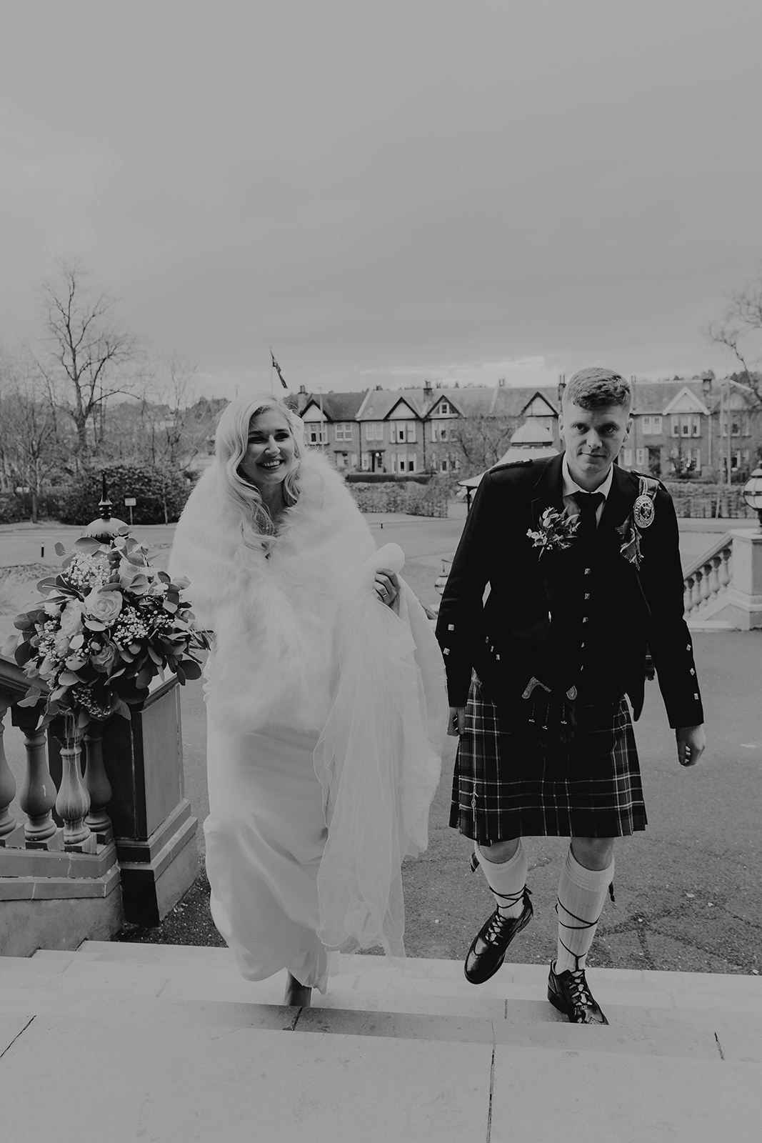Maria and Martin Wedding Day Boclair House Hotel Glasgow 5th of February 2023 -00077