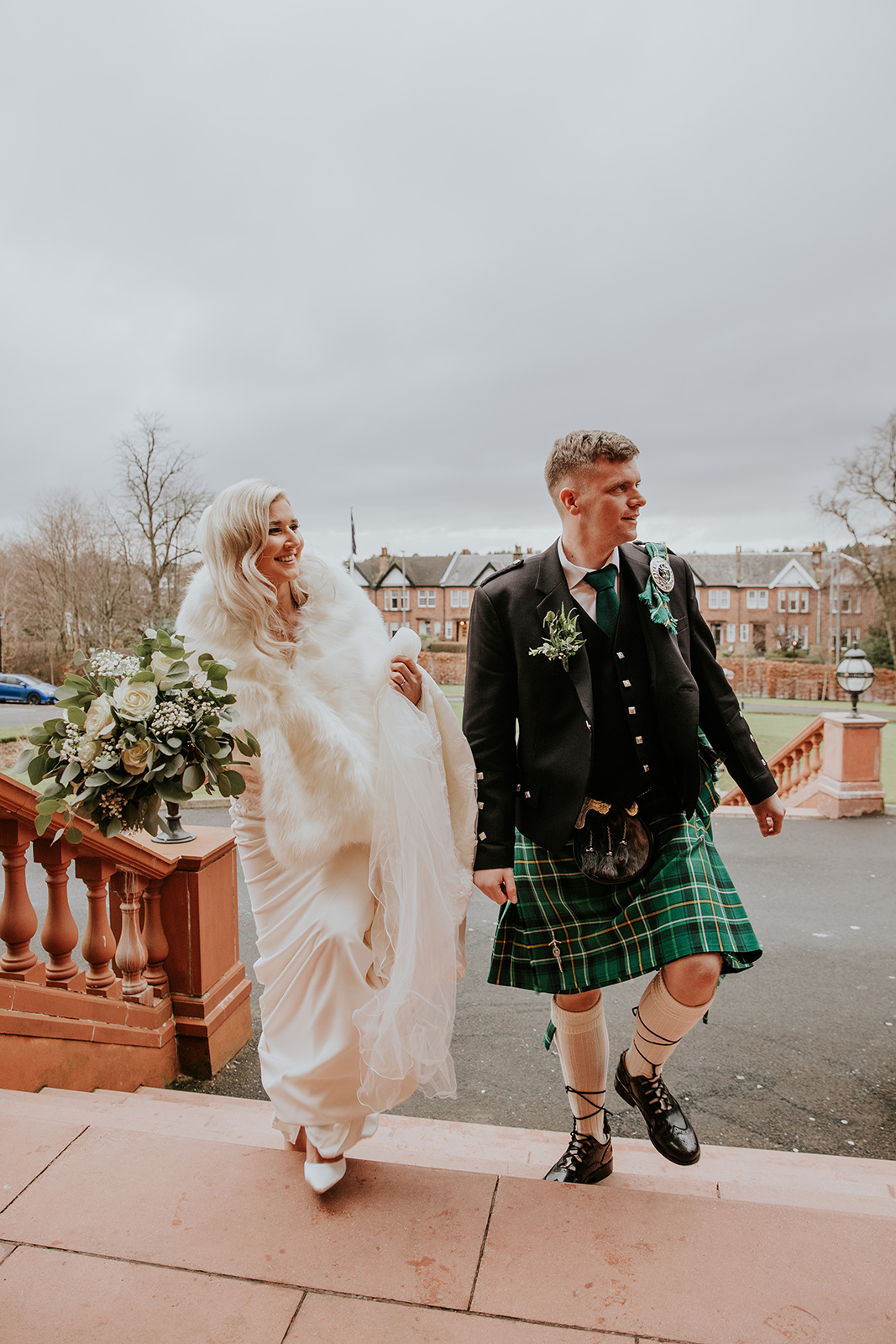 Maria and Martin Wedding Day Boclair House Hotel Glasgow 5th of February 2023 -00078