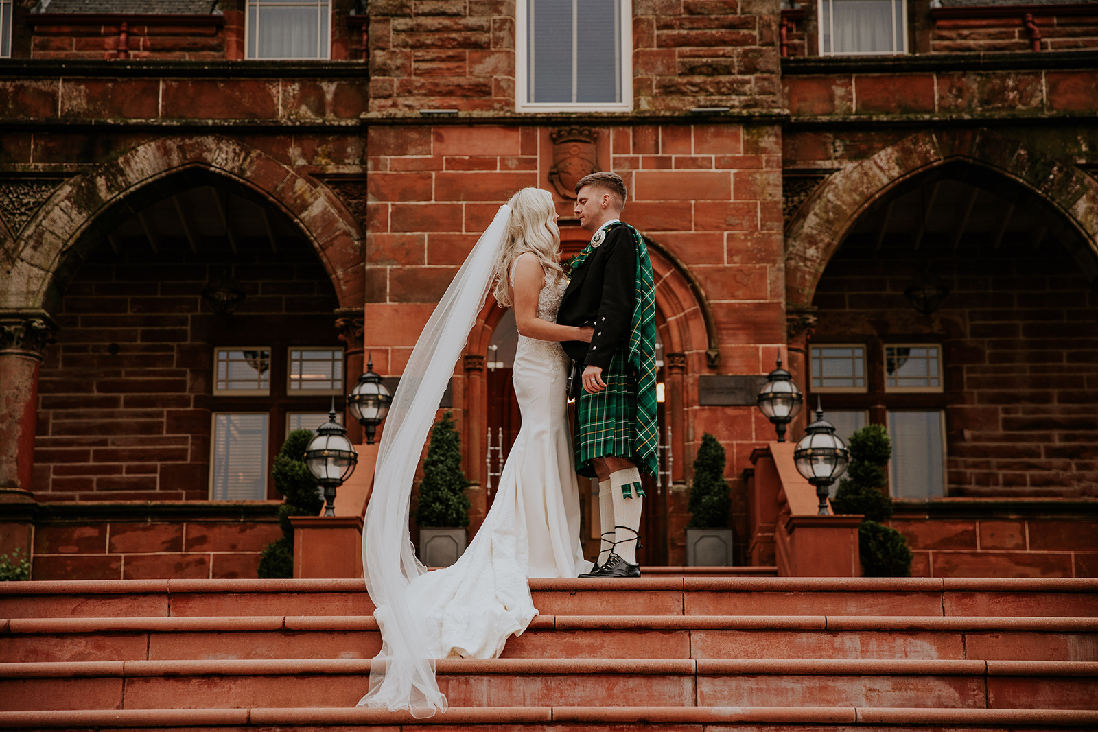Maria and Martin Wedding Day Boclair House Hotel Glasgow 5th of February 2023 -00098