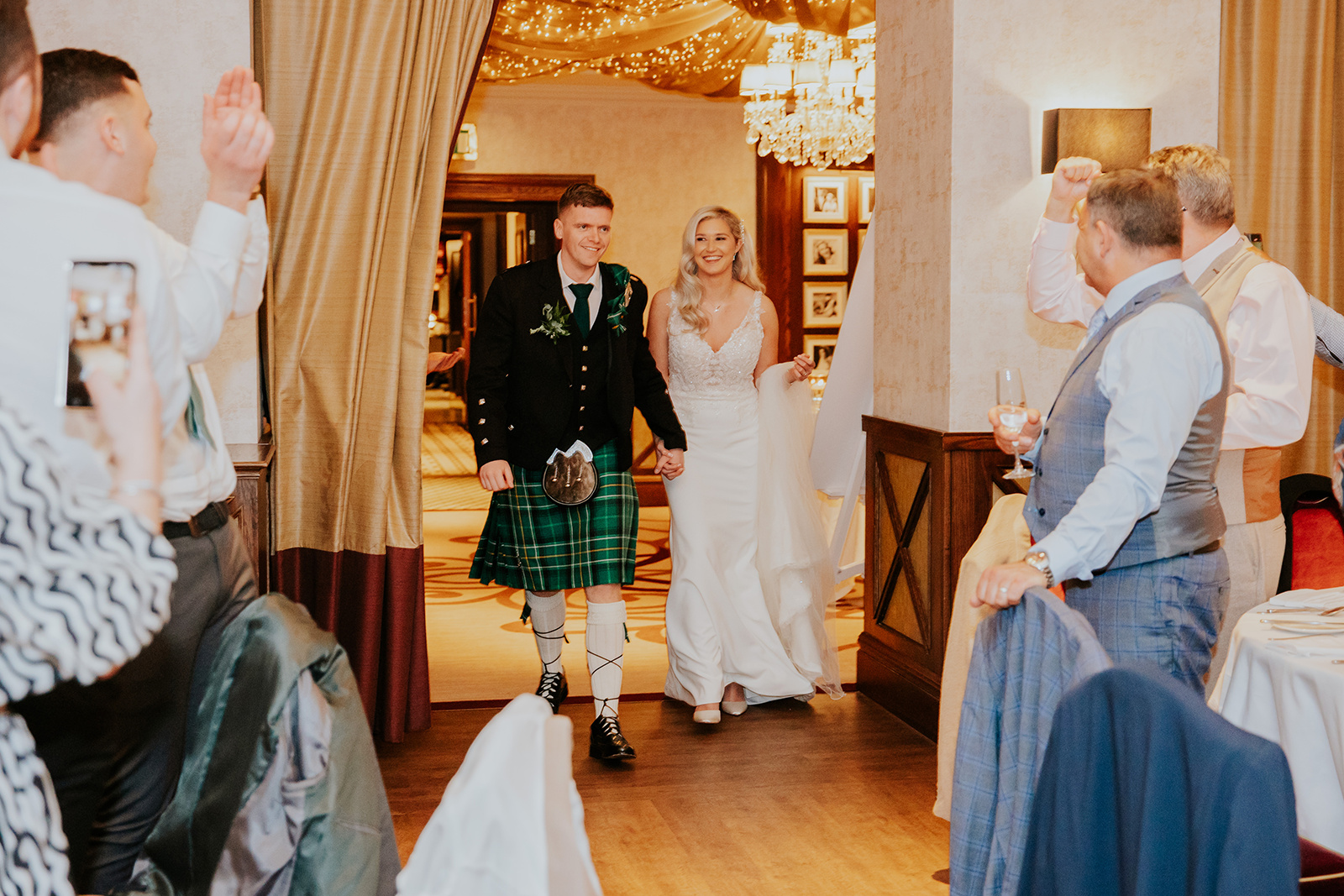 Maria and Martin Wedding Day Boclair House Hotel Glasgow 5th of February 2023 -00100