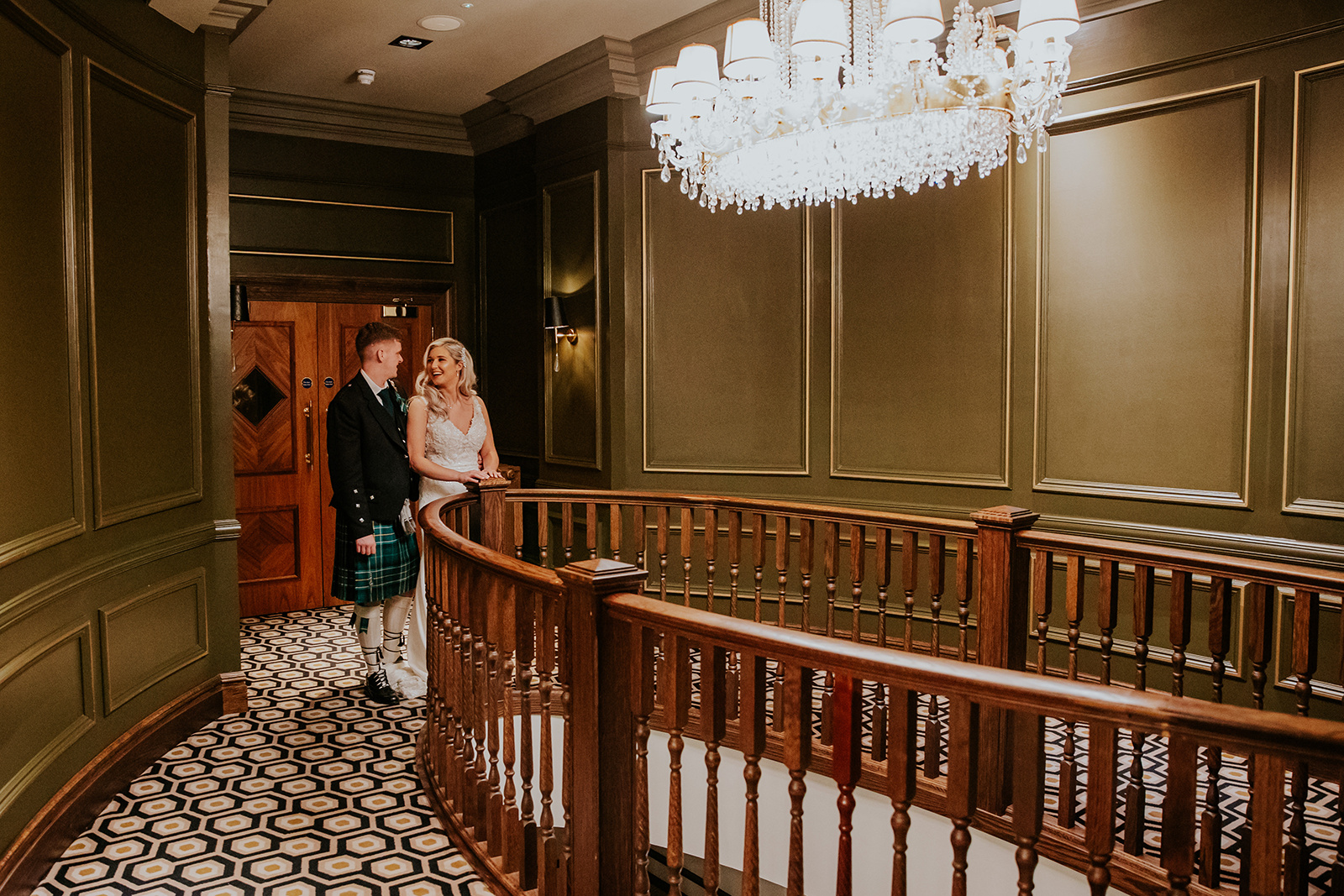 Maria and Martin Wedding Day Boclair House Hotel Glasgow 5th of February 2023 -00105