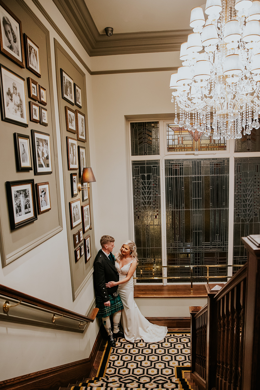 Maria and Martin Wedding Day Boclair House Hotel Glasgow 5th of February 2023 -00107