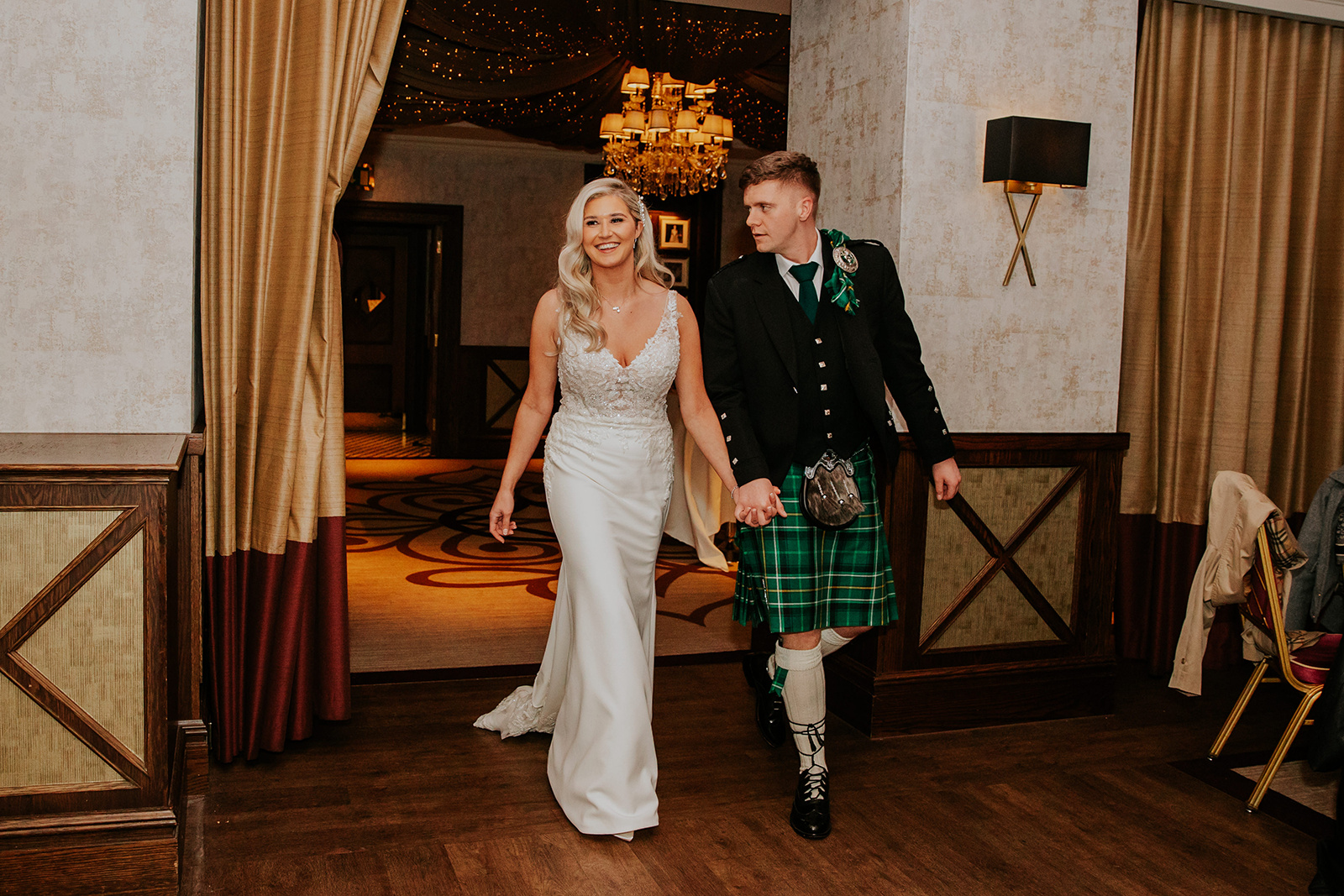 Maria and Martin Wedding Day Boclair House Hotel Glasgow 5th of February 2023 -00110