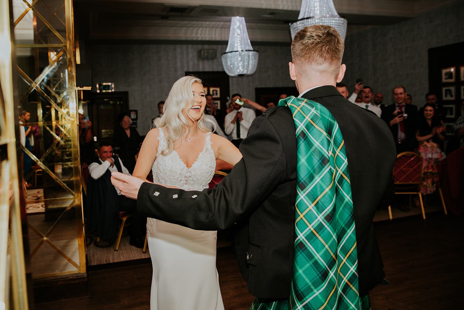 Maria and Martin Wedding Day Boclair House Hotel Glasgow 5th of February 2023 -00114