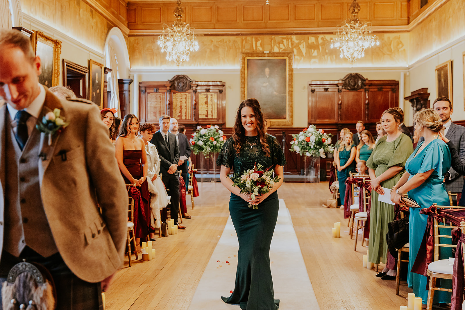 Zheni and Daniel Scottish Wedding Photographer Glasgow Trades Hall00029