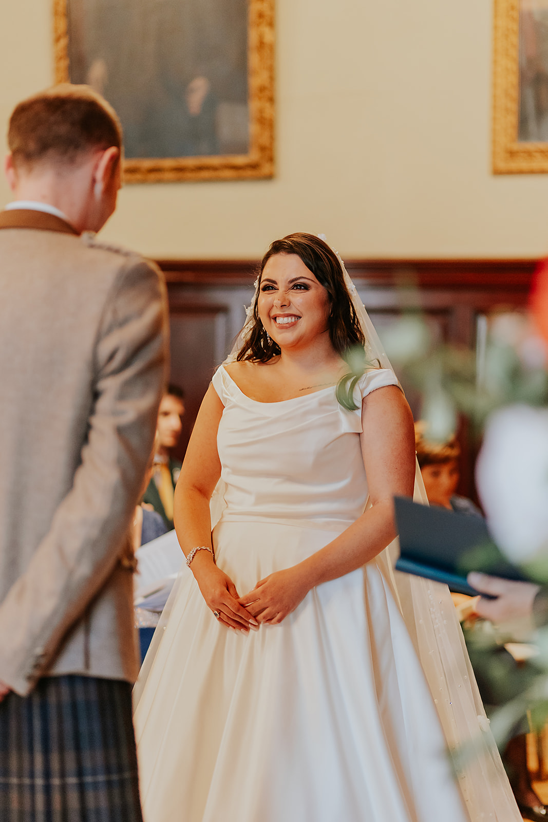 Zheni and Daniel Scottish Wedding Photographer Glasgow Trades Hall00034