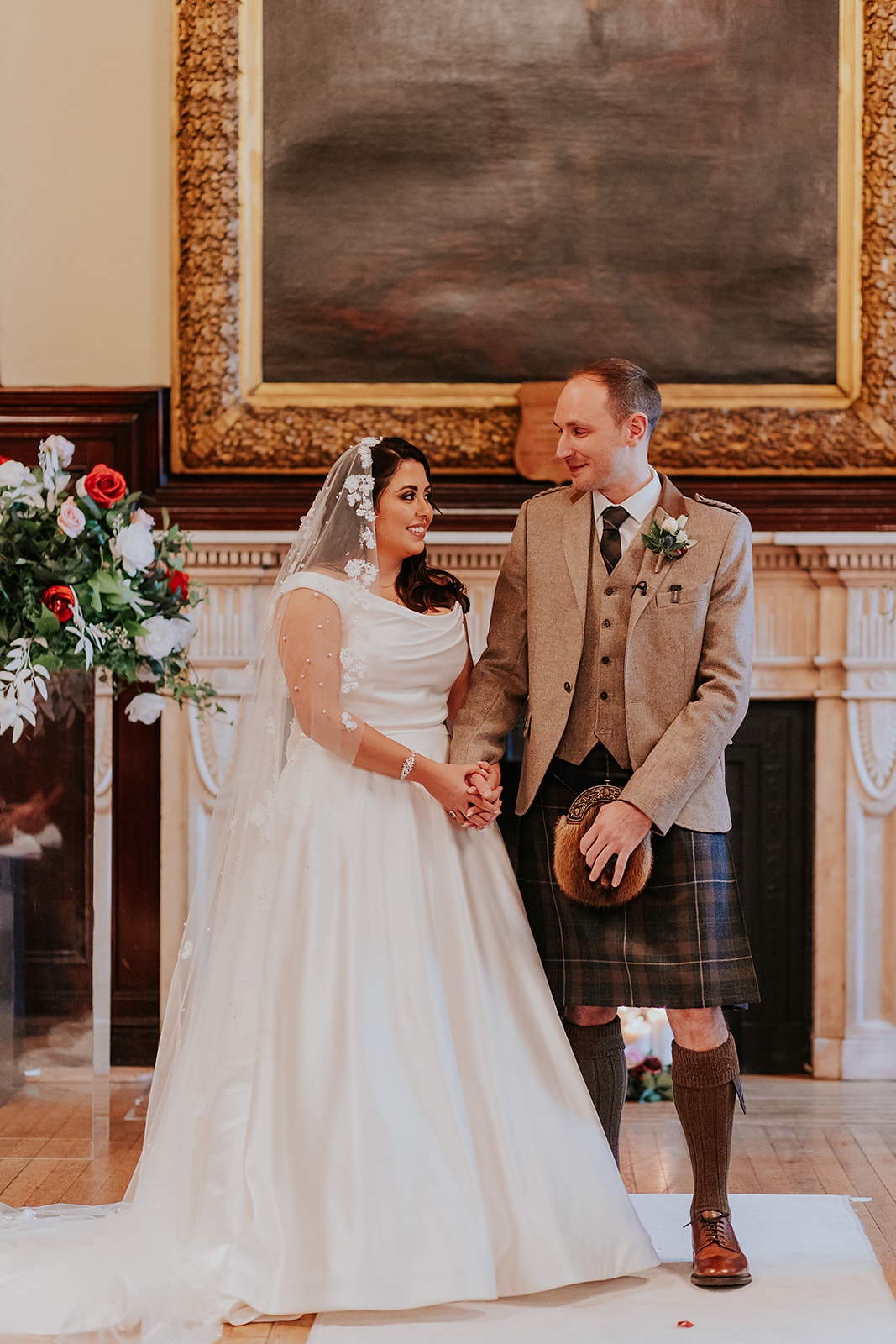 Zheni and Daniel Scottish Wedding Photographer Glasgow Trades Hall00042