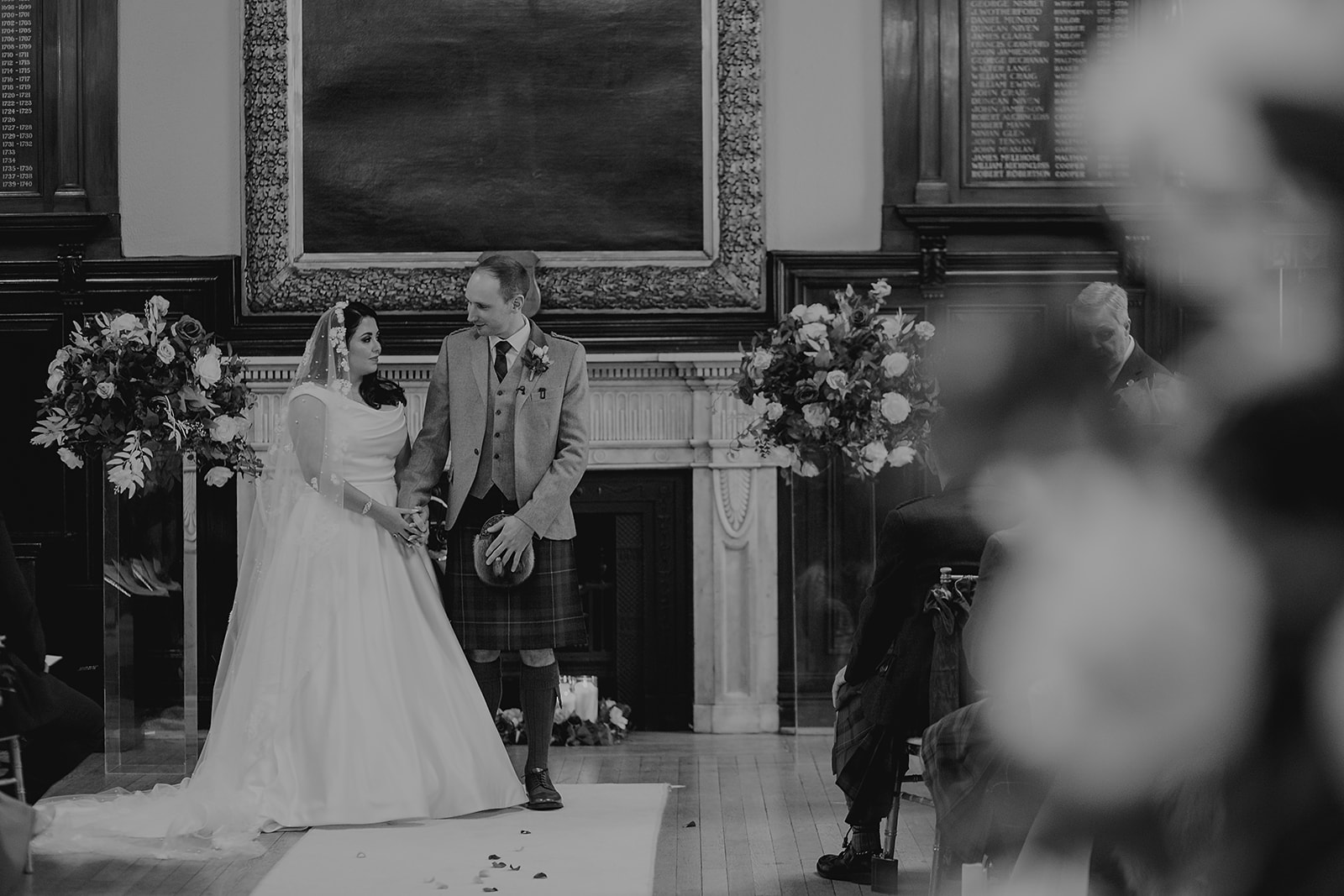 Zheni and Daniel Scottish Wedding Photographer Glasgow Trades Hall00043