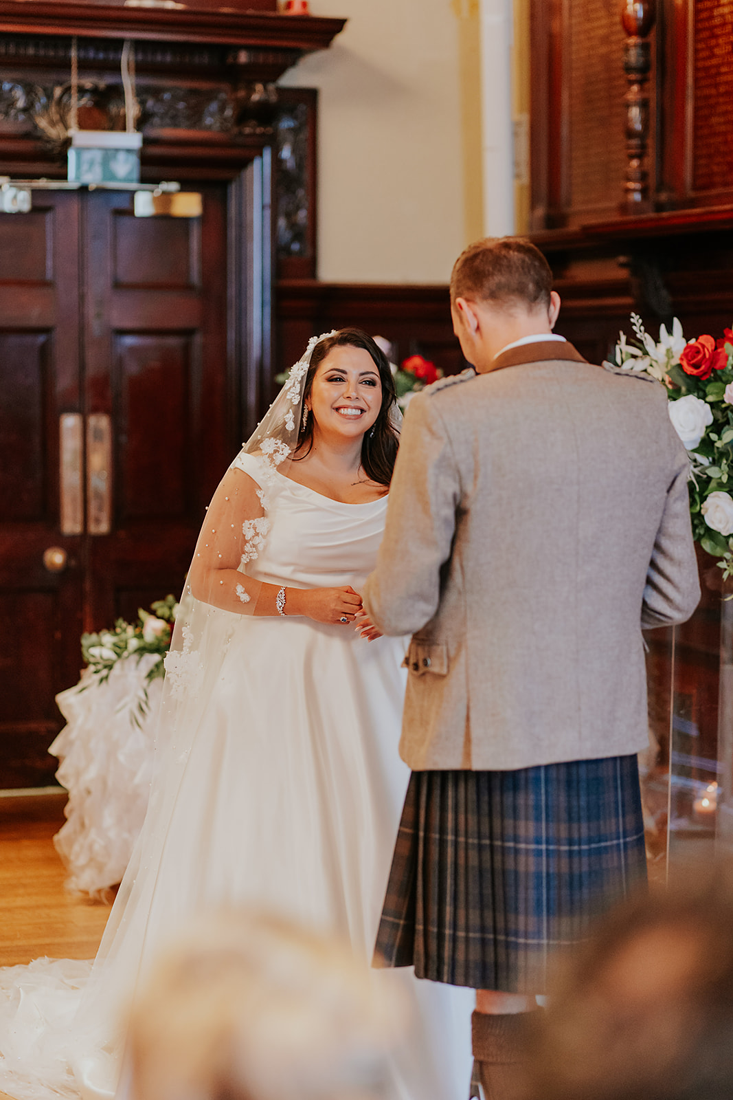 Zheni and Daniel Scottish Wedding Photographer Glasgow Trades Hall00044