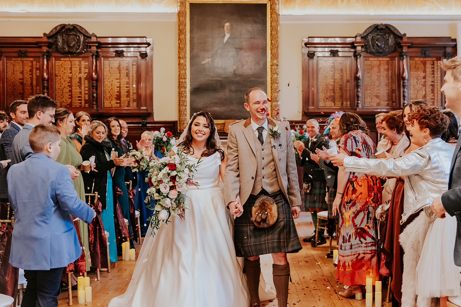 Zheni and Daniel Scottish Wedding Photographer Glasgow Trades Hall00049